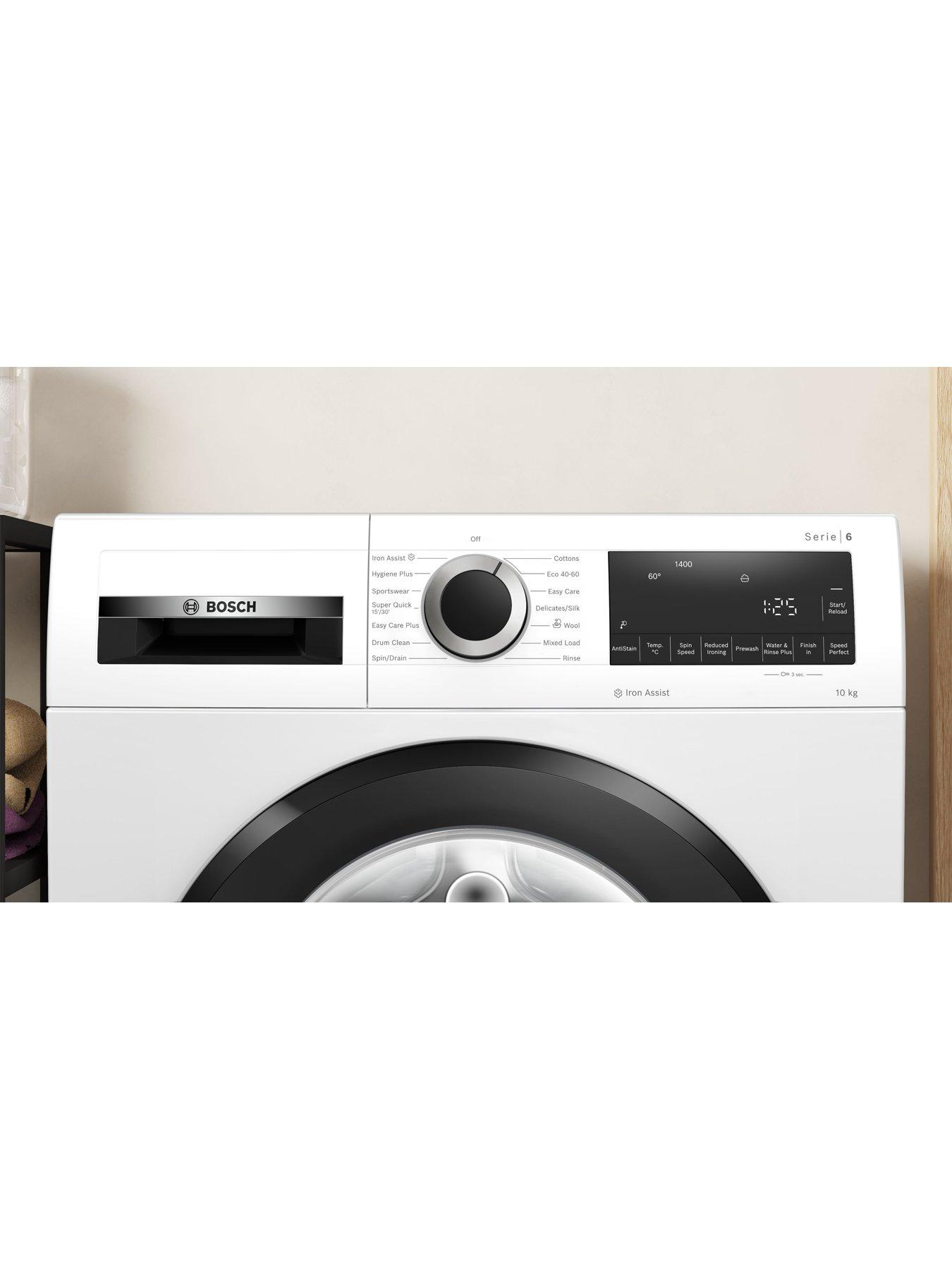 Image 3 of 8 of Bosch Series 6 WGG254Z0GB 10kg Load, 1400rpm Spin&nbsp;Freestanding Washing Machine - Iron Assist, Anti Stain, Active Water Plus, Eco Silence Drive - White