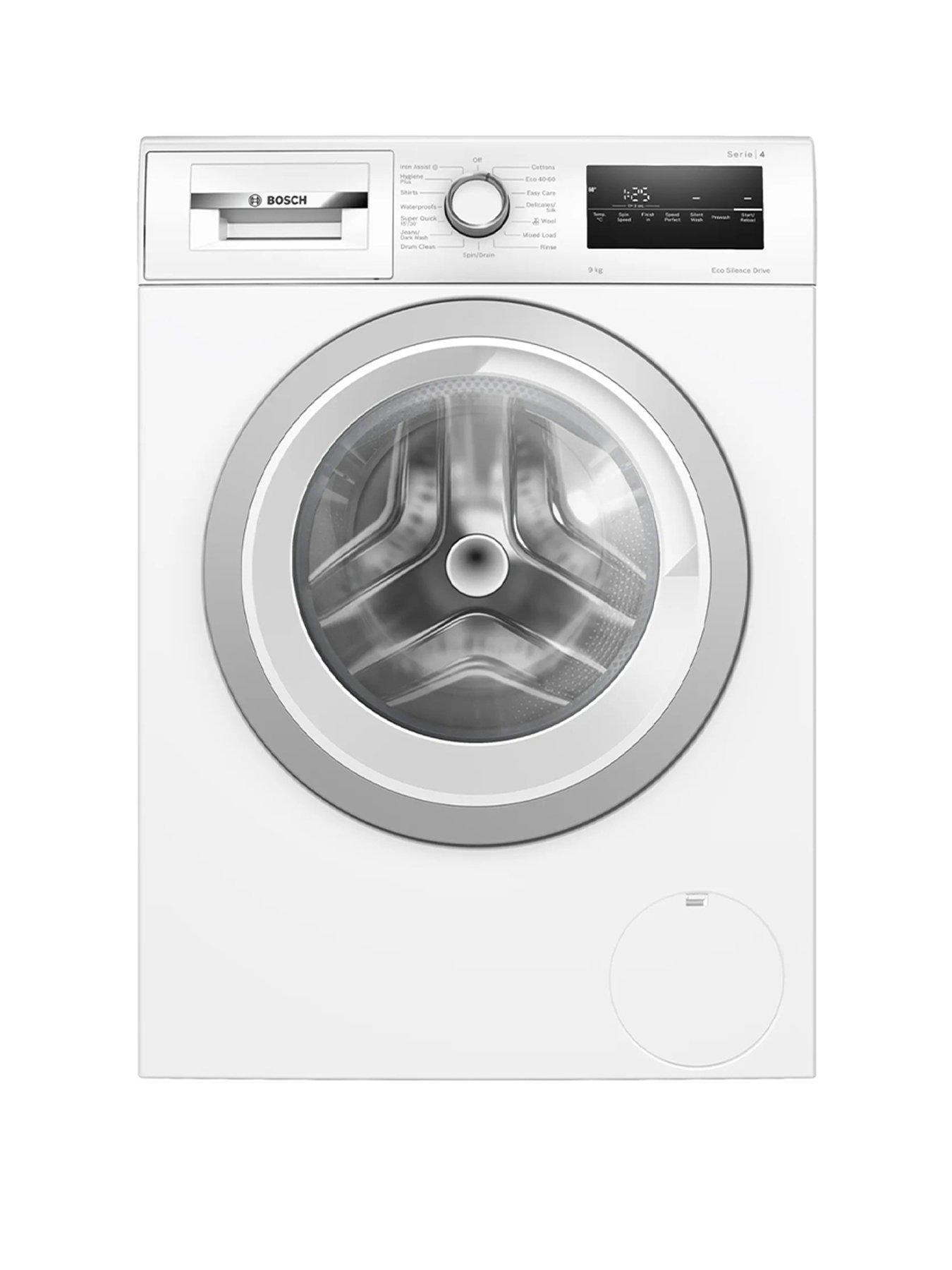 undefined Series 4 WAN28259GB 9kg Load, 1400rpm Spin Freestanding Washing Machine - Iron Assist, SpeedPerfect, Eco Silence Drive, LED display - White