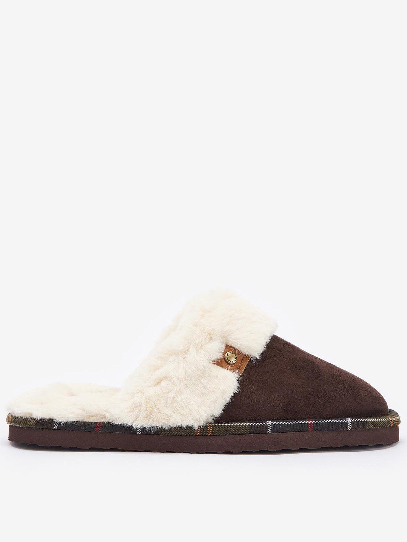 Barbour Claudia Mule Slippers - Brown