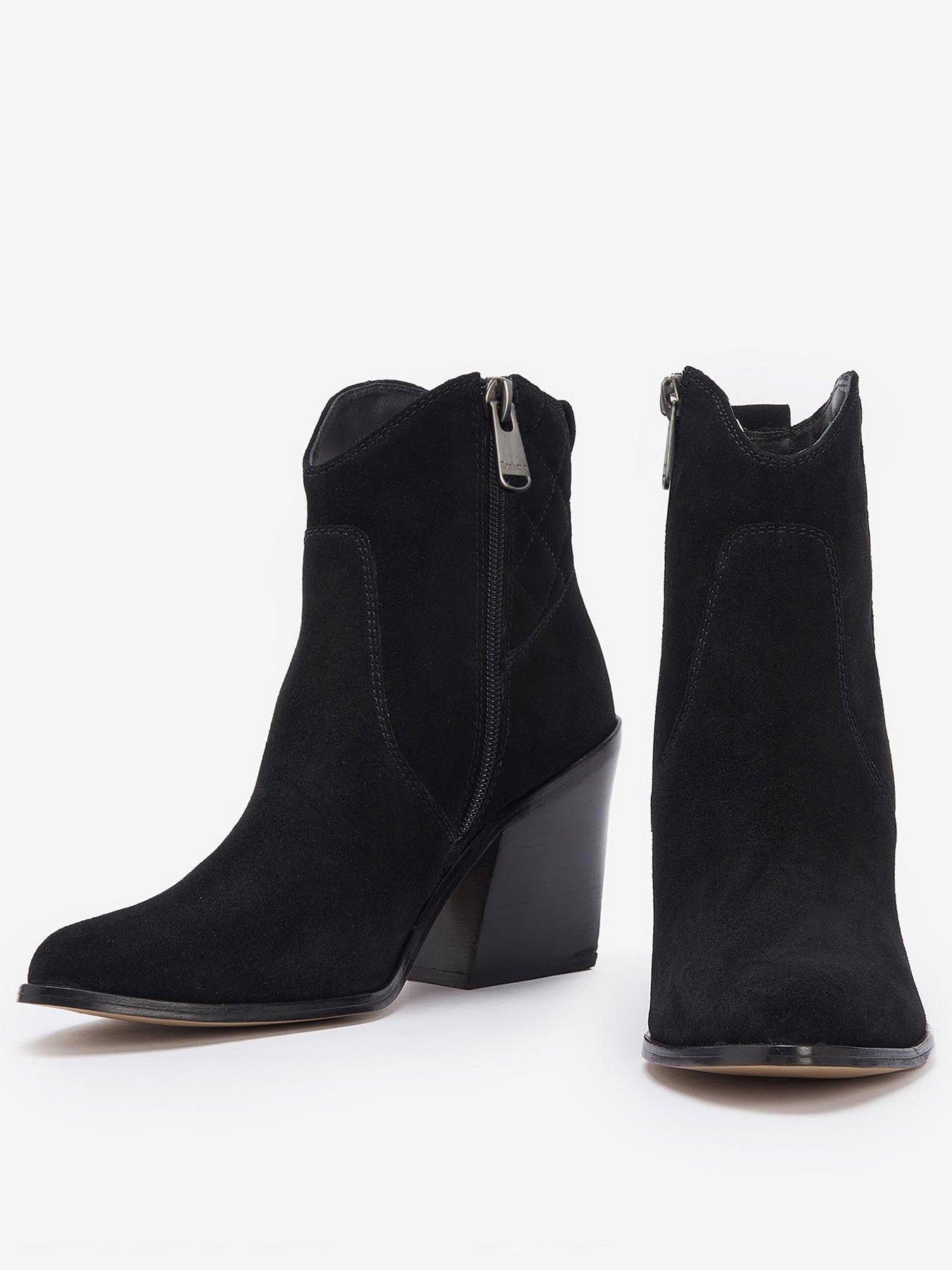 barbour-rhonda-western-heel-ankle-boot-blackstillFront