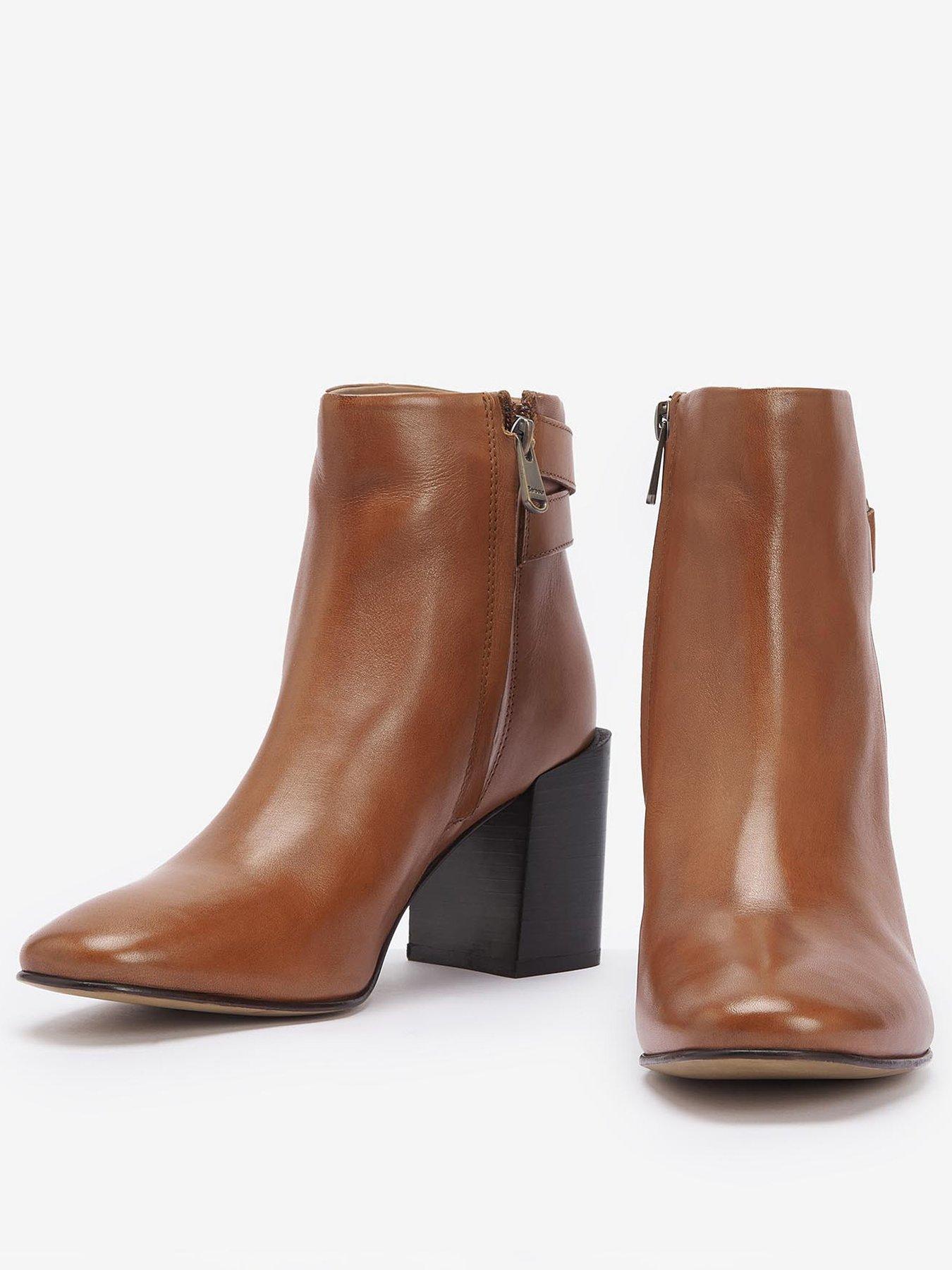 barbour-piper-block-heel-ankle-boot-brownstillFront