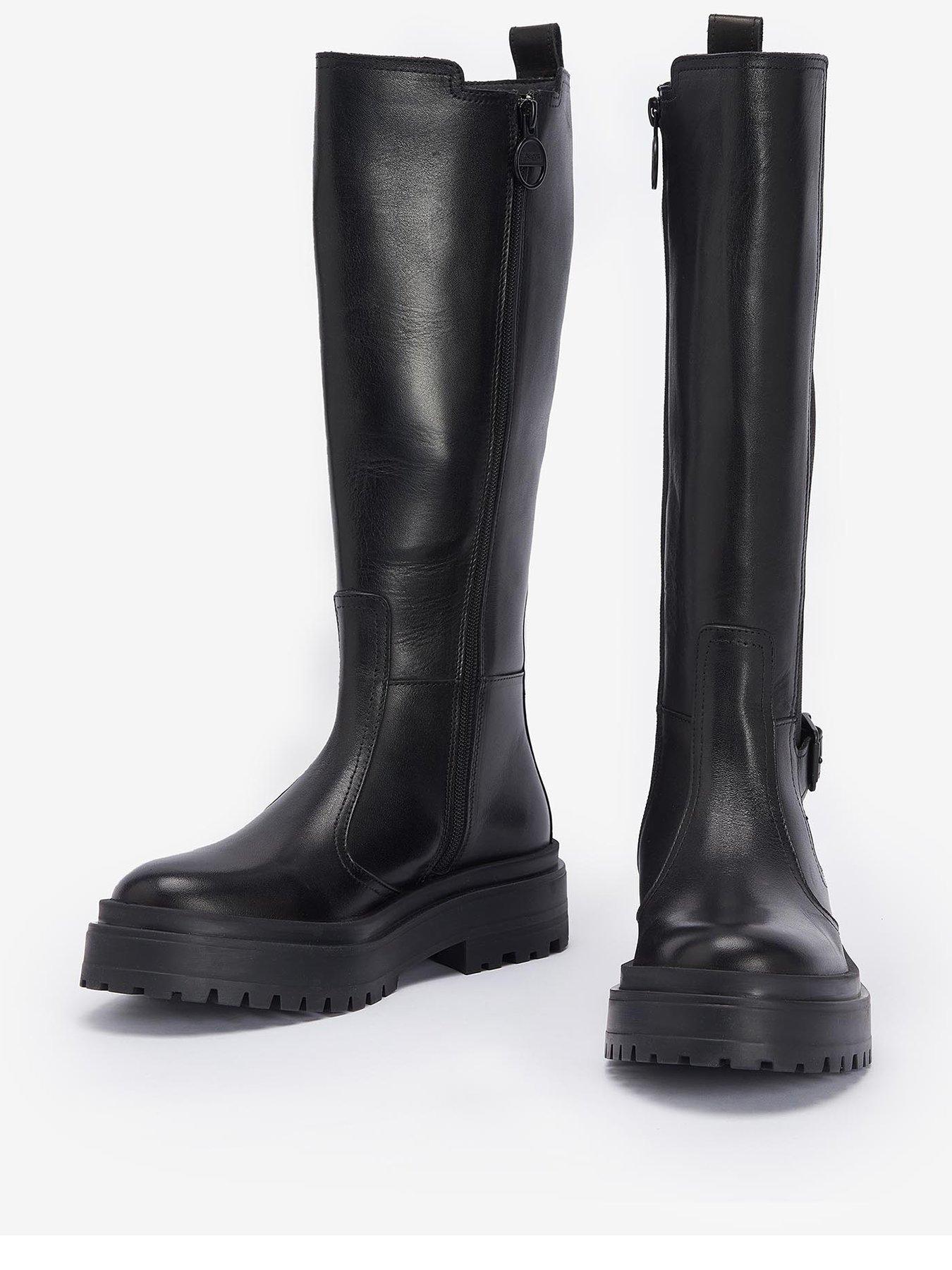 barbour-international-alicia-knee-high-chelsea-boot-blackstillFront