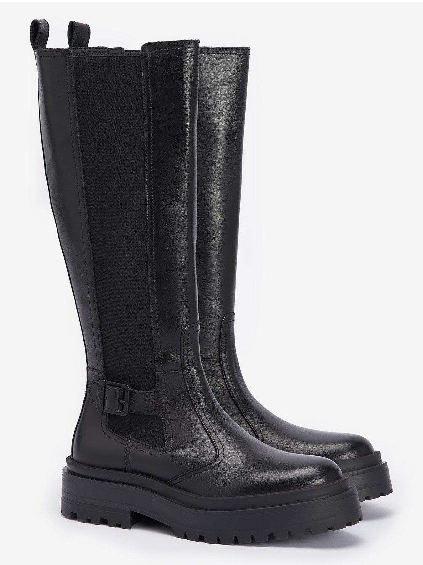 barbour-international-alicia-knee-high-chelsea-boot-blackoutfit