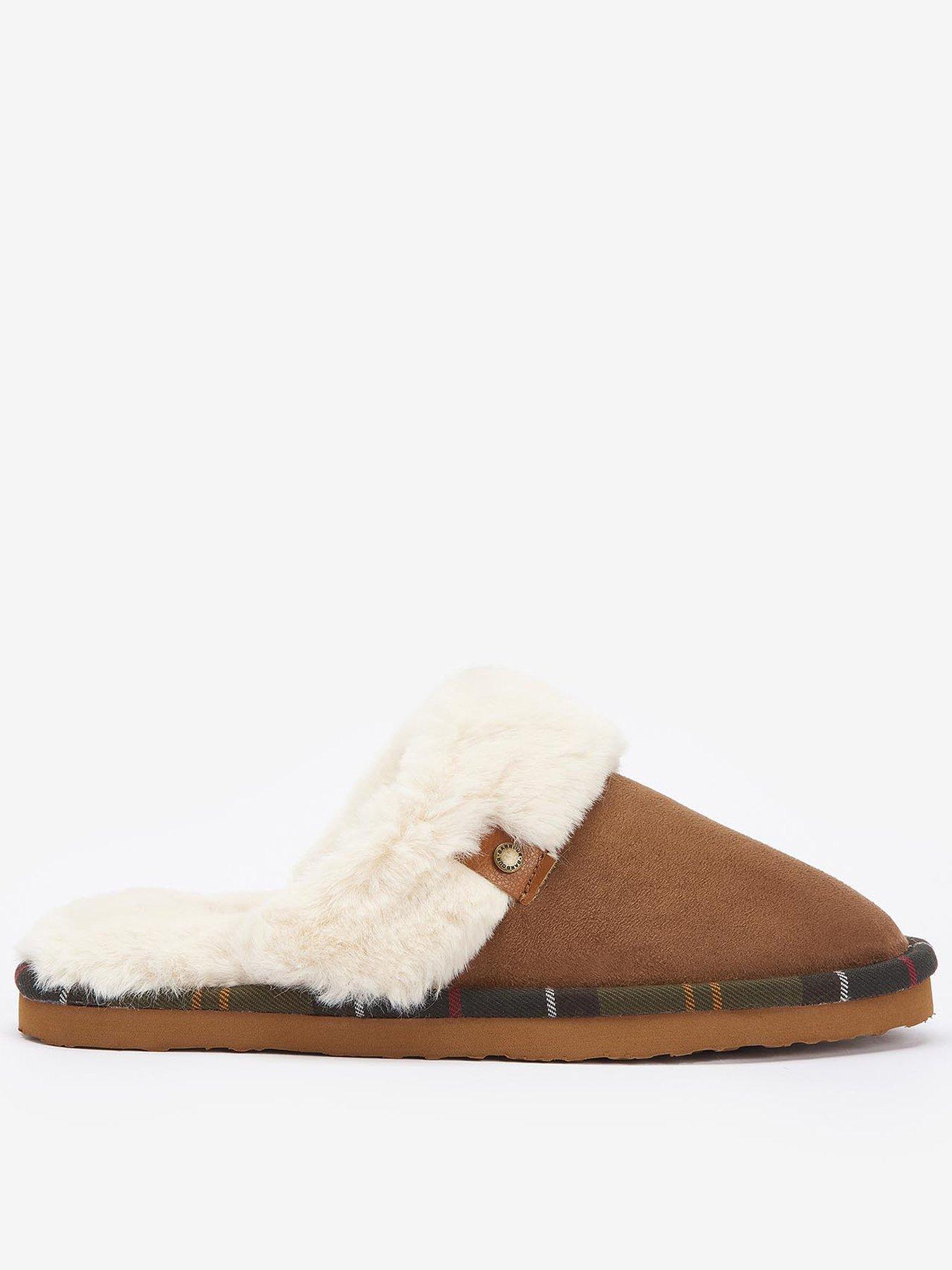 barbour-claudia-mule-slipper-brown