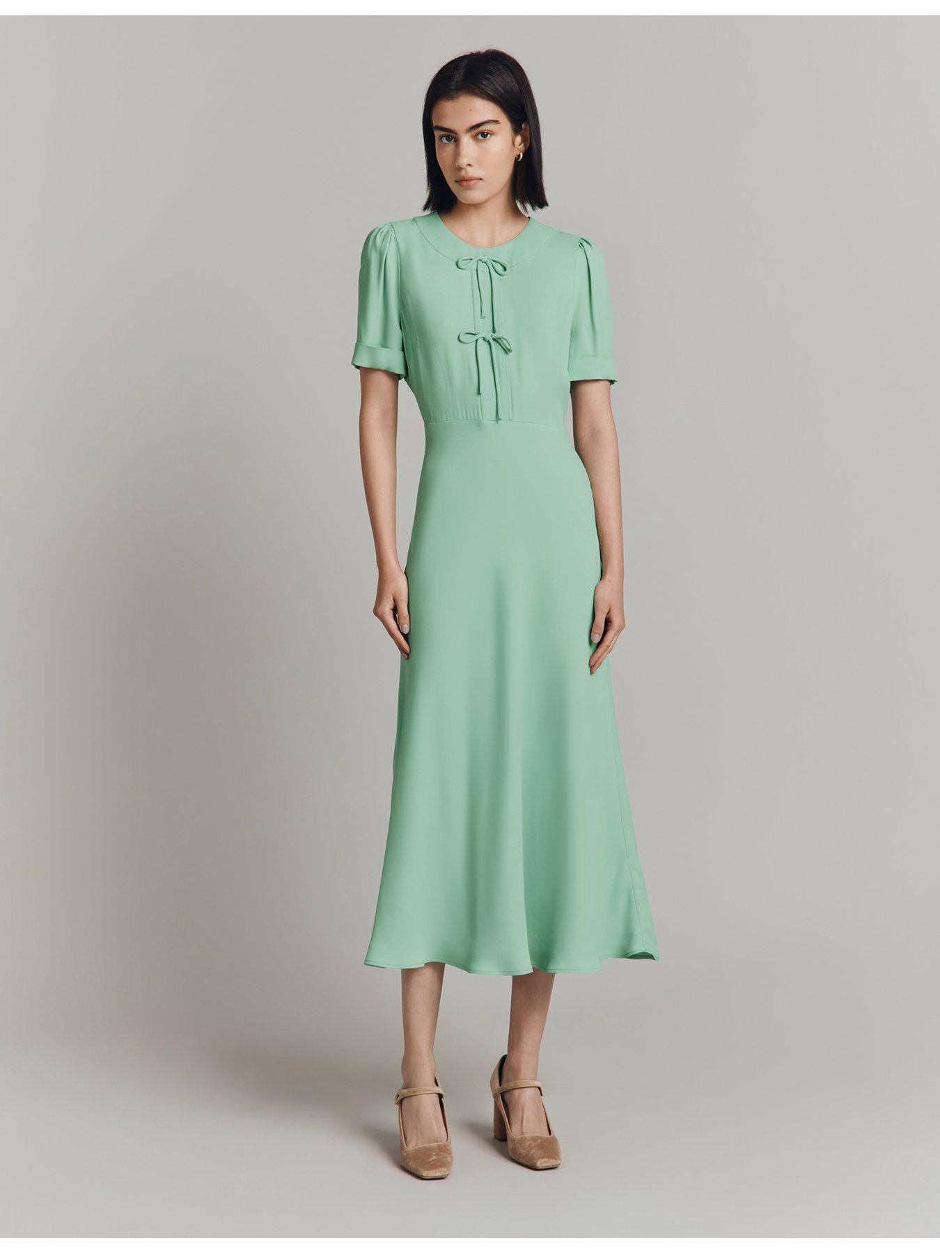 ghost-louisa-short-sleeve-midaxi-dress-greenoutfit