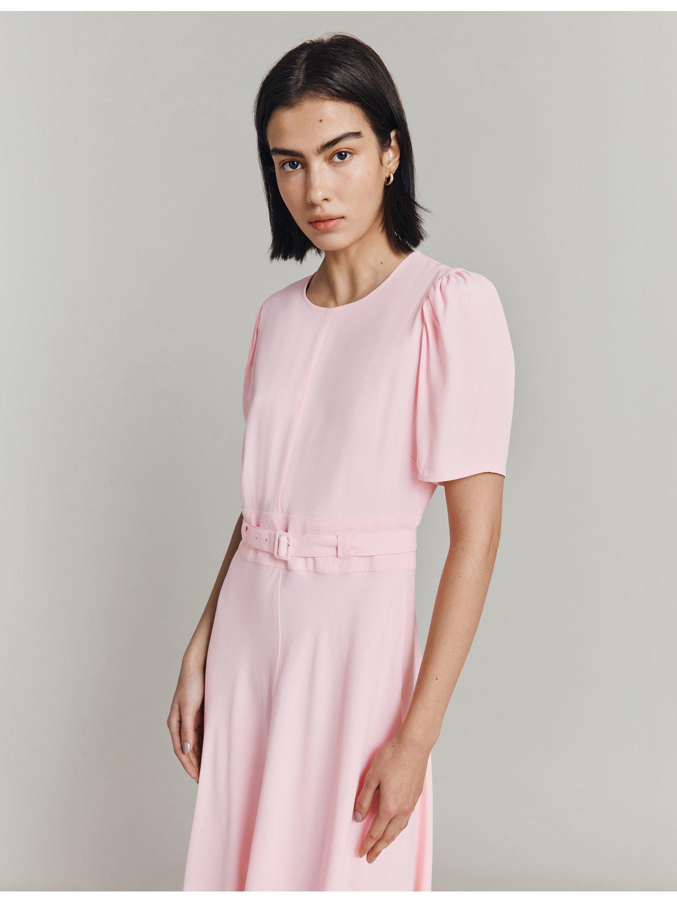 ghost-jasmine-short-sleeve-midaxi-dress-pinkdetail