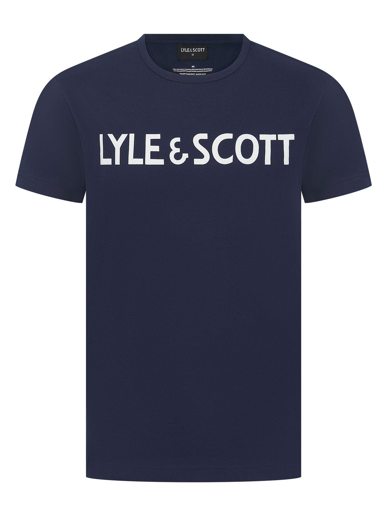 lyle-scott-lyle-amp-scott-kelso-logo-t-shirt-and-cuffed-bottoms-lounge-set-navystillFront