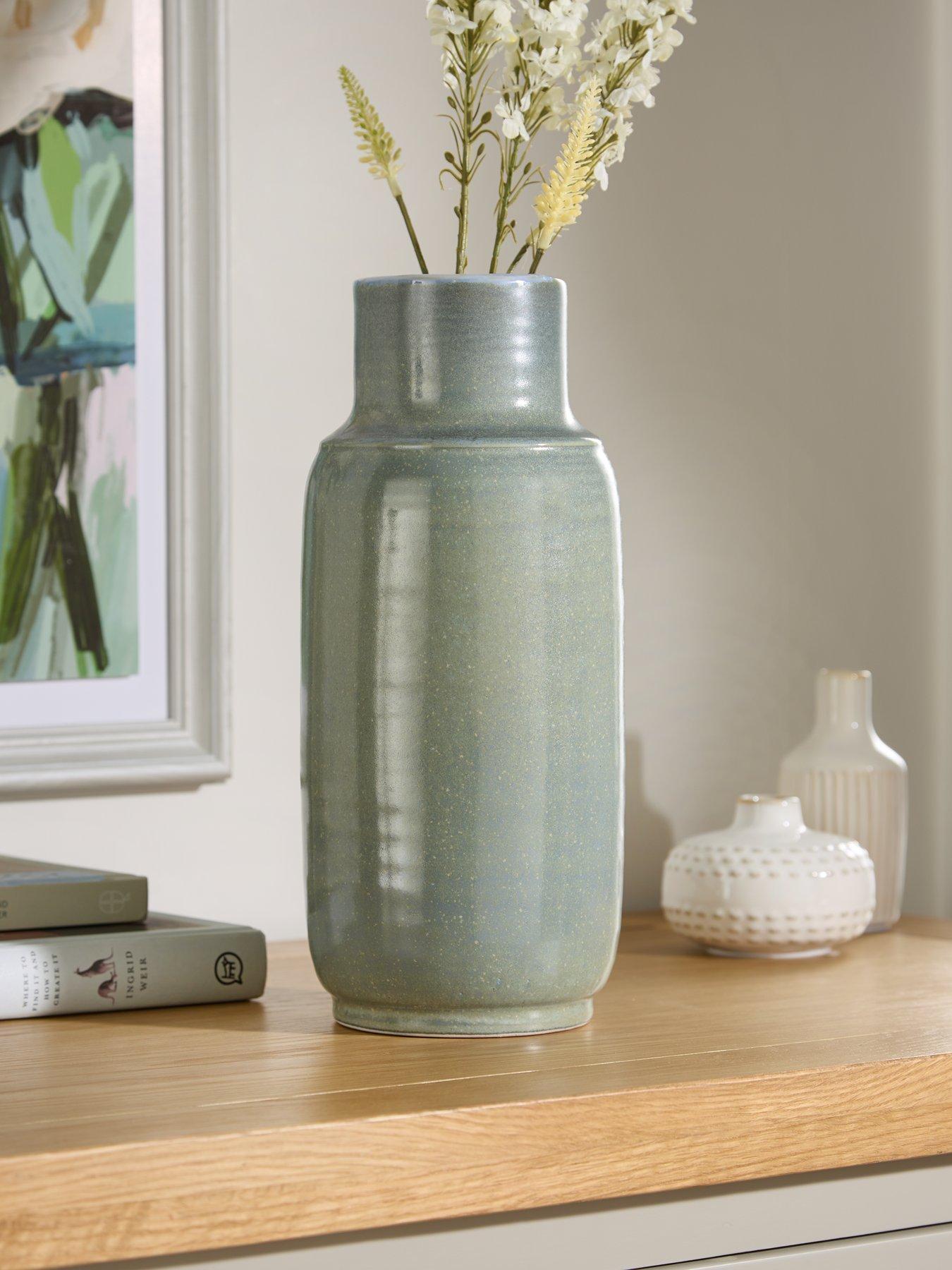 very-home-bottle-vase-withnbspreactive-greennbspglaze