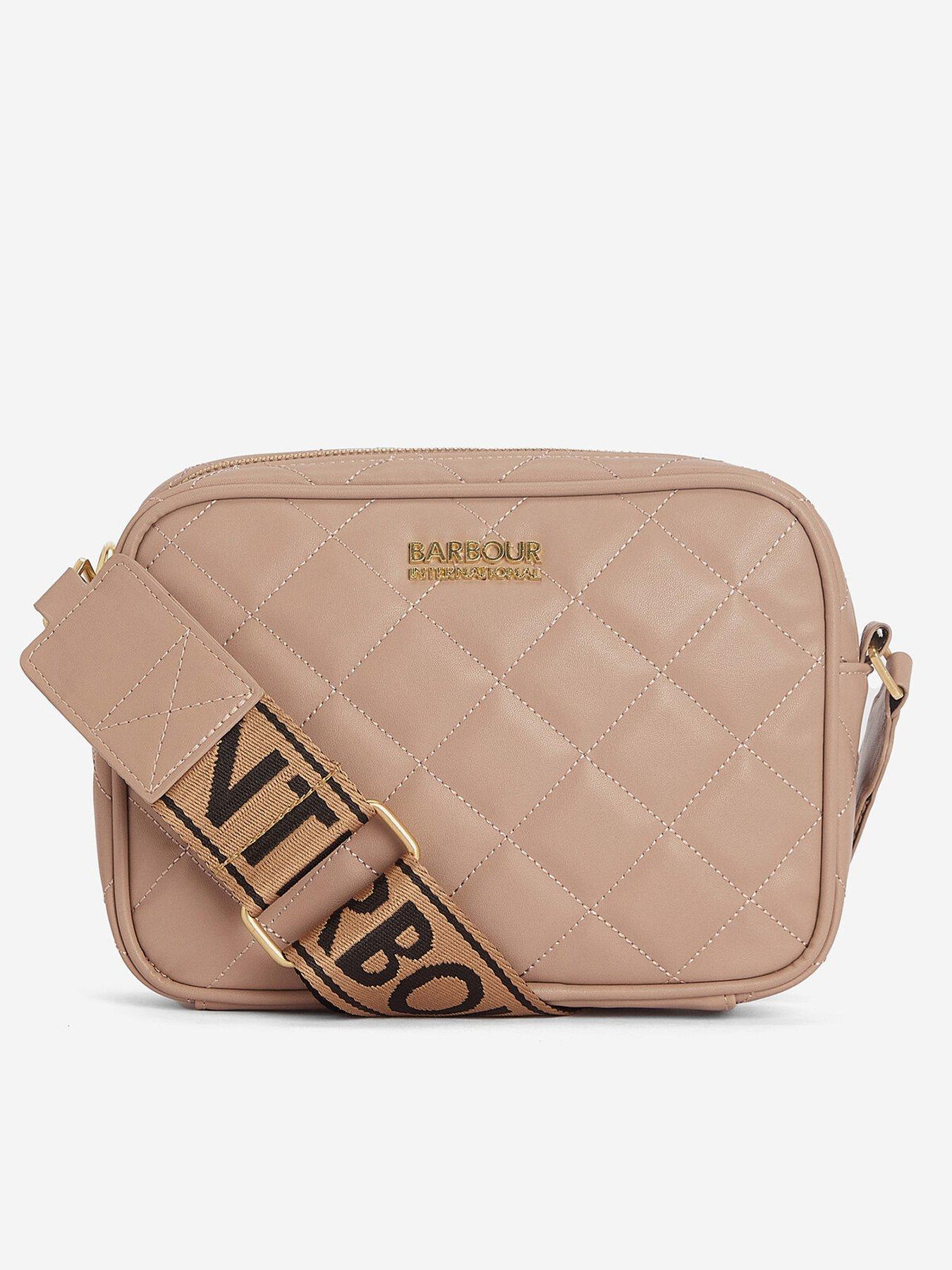 Barbour International Quilted Sloane Crossbody Bag - Beige