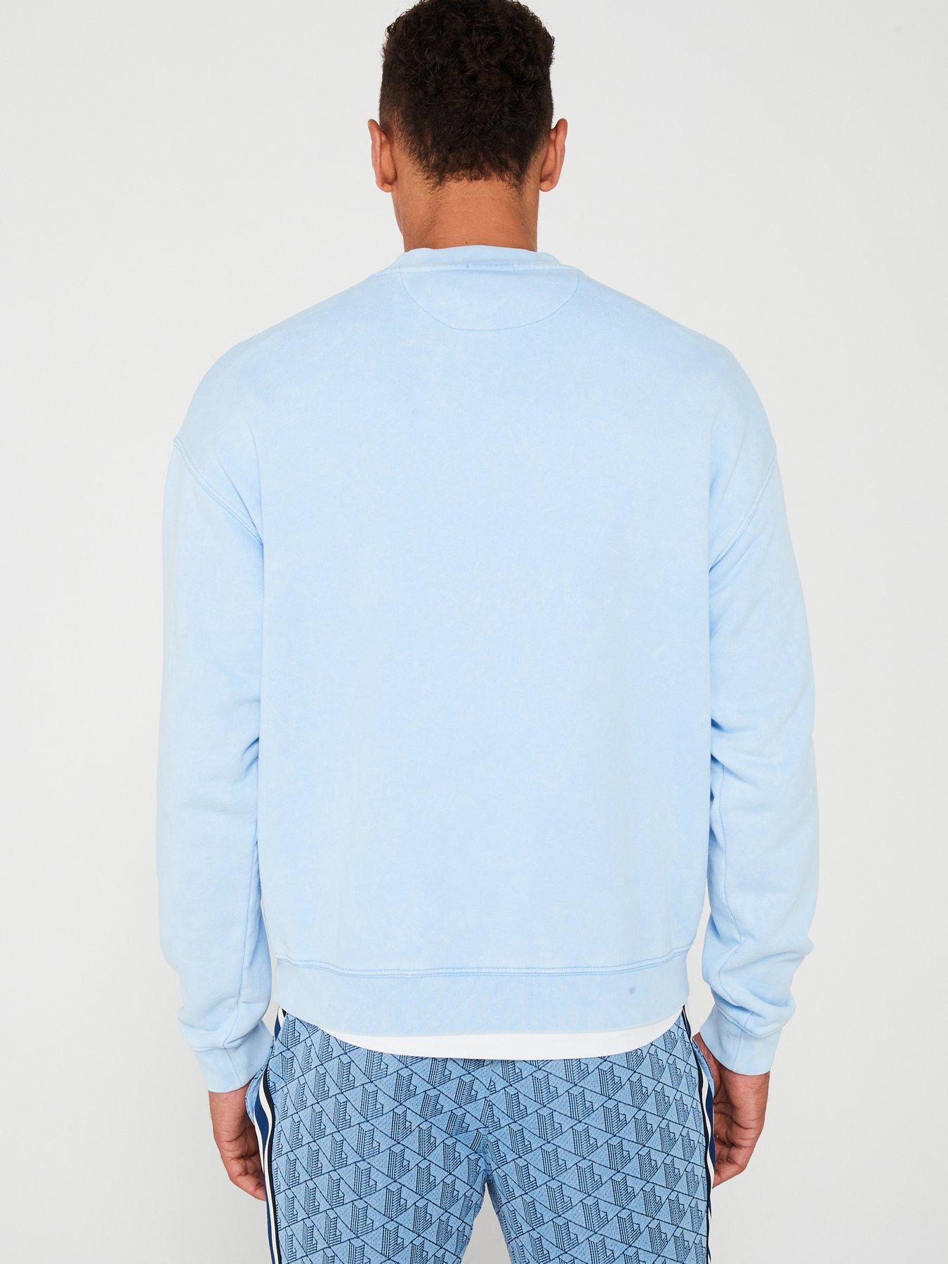 lacoste-lacoste-loose-fit-washed-effect-fleece-crew-sweat-top-light-bluestillFront