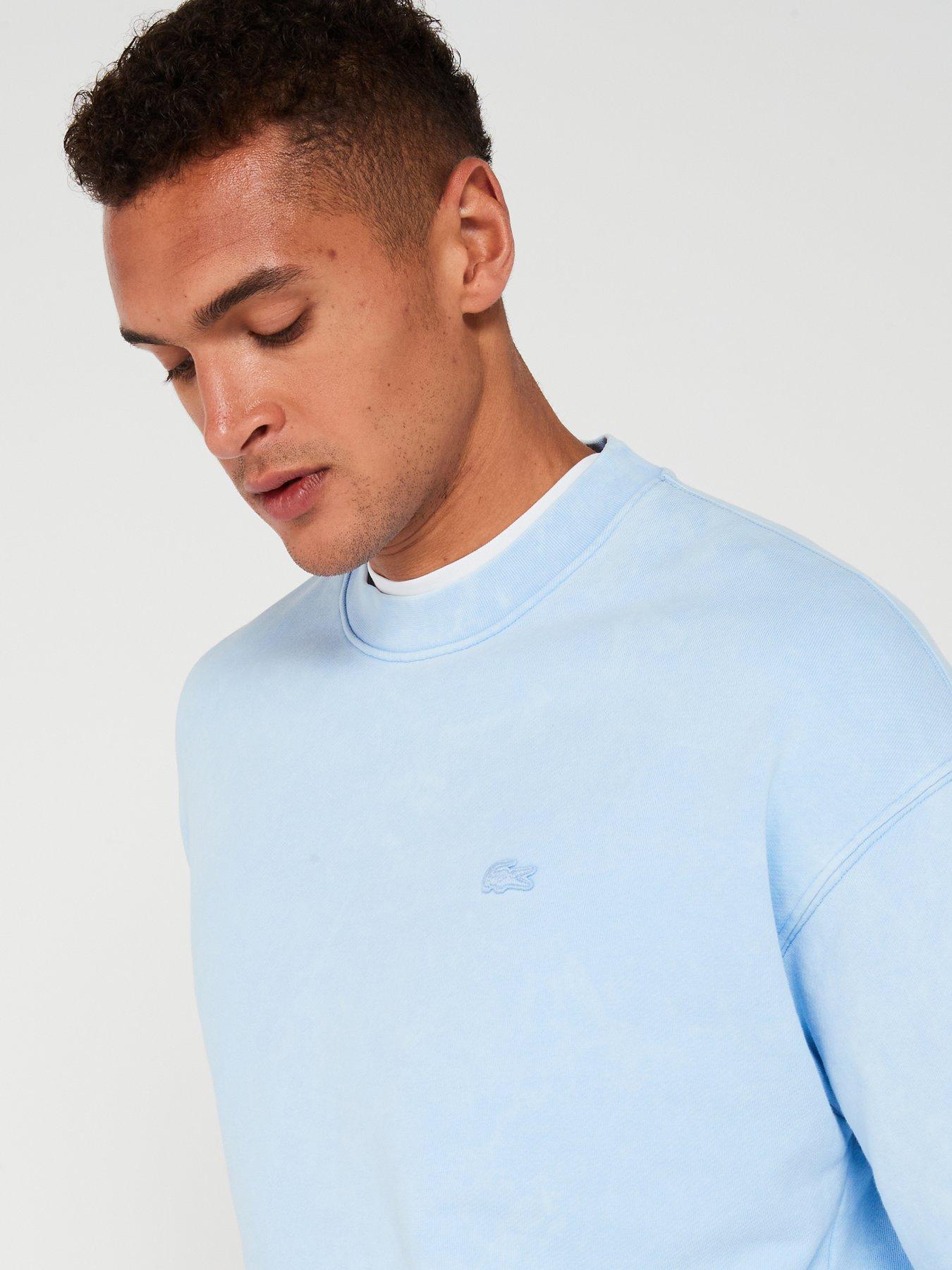 lacoste-lacoste-loose-fit-washed-effect-fleece-crew-sweat-top-light-blueoutfit