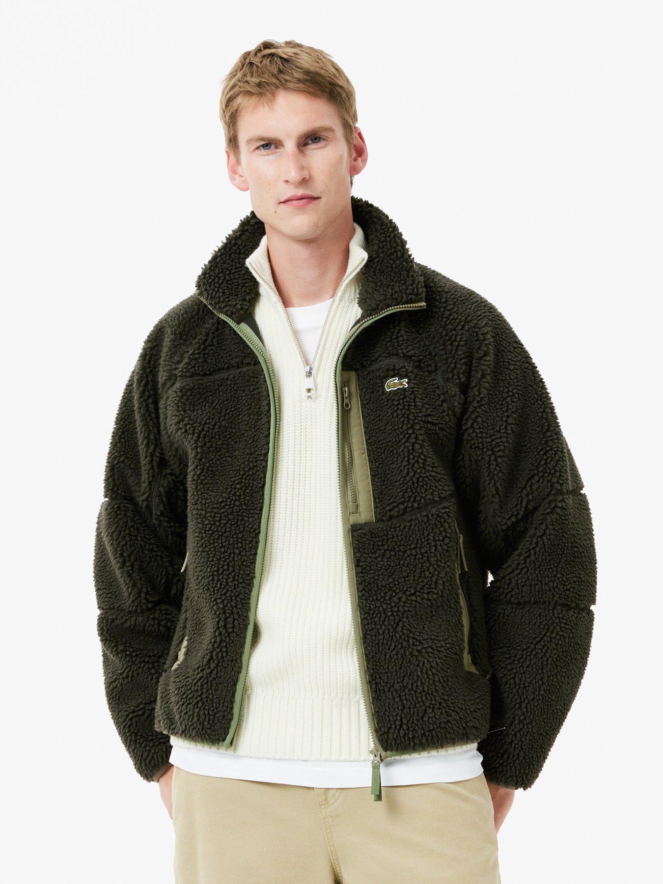 lacoste-lacoste-zipped-sherpa-fleece-jacket-khaki