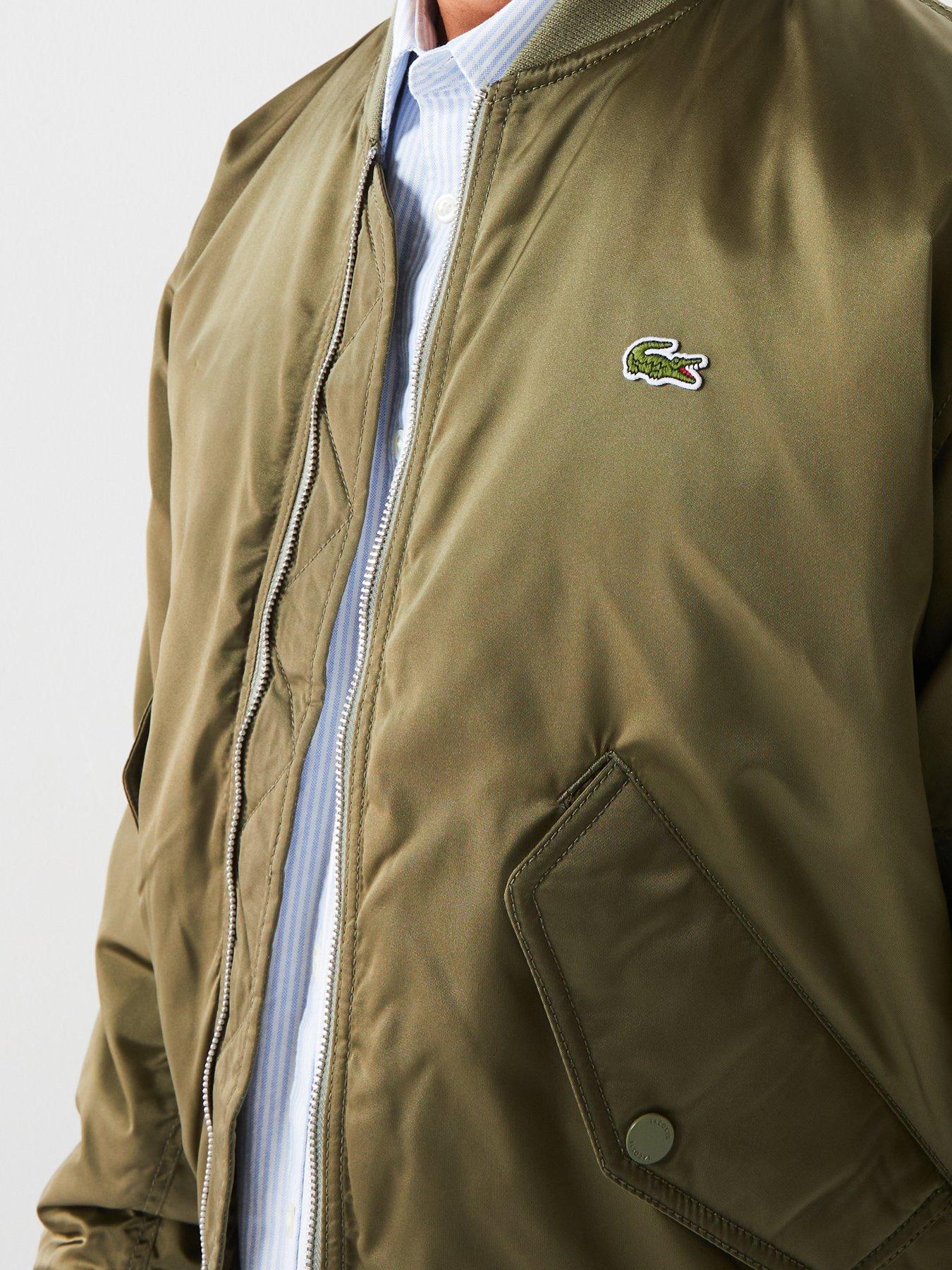 lacoste-lacoste-showerproof-padded-bomber-jacket-khakidetail