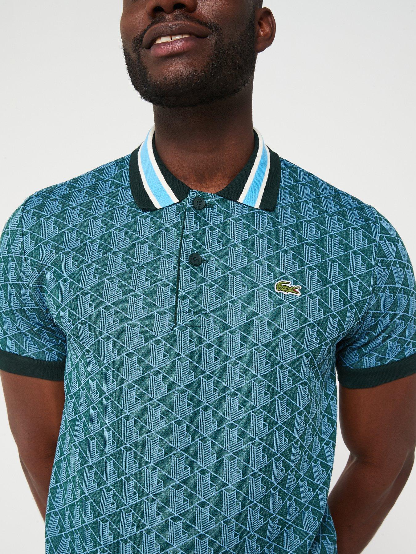 lacoste-lacoste-classic-fit-contrast-collar-monogram-polo-shirt-greenoutfit