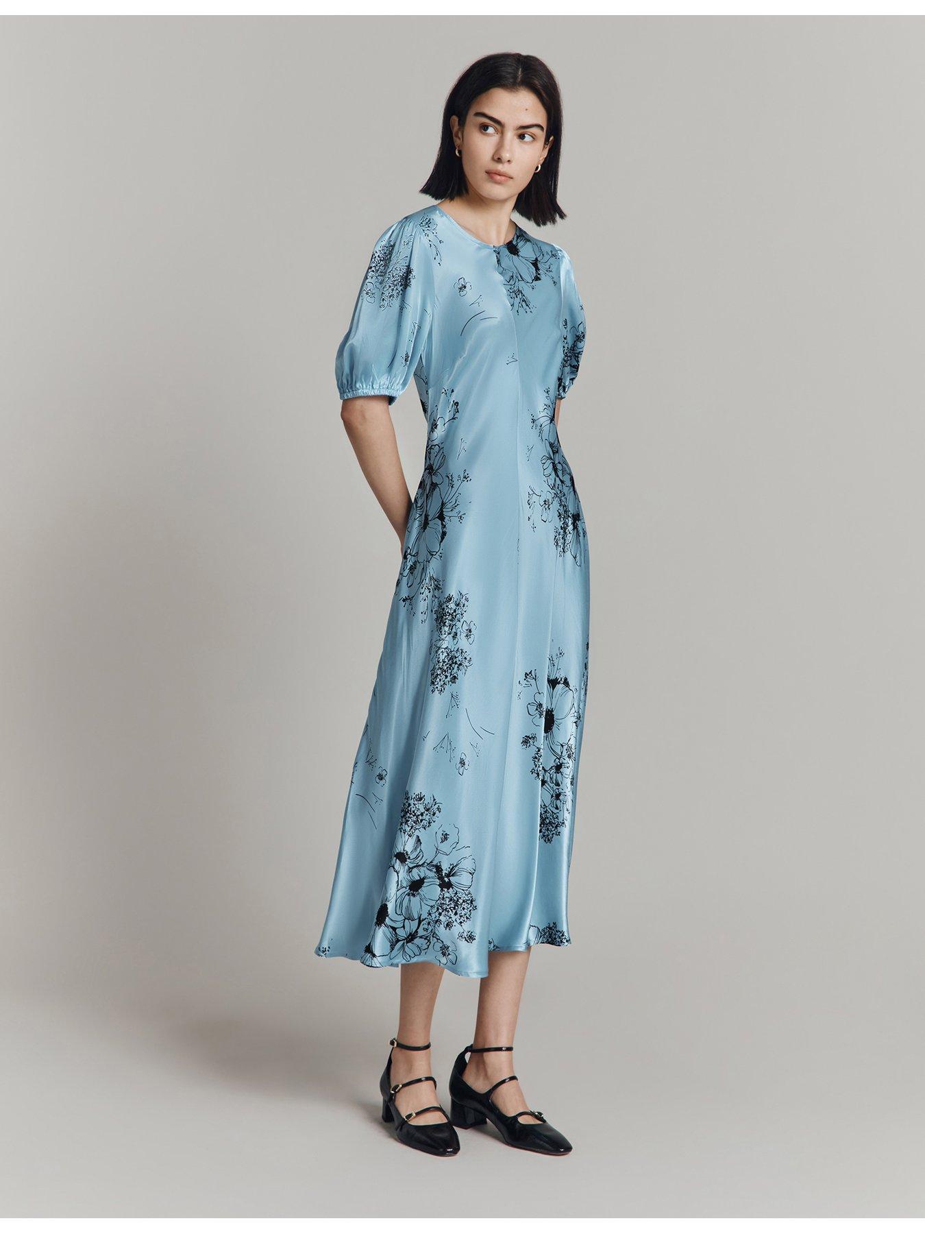 ghost-paloma-short-sleeve-midaxi-dress-blueoutfit