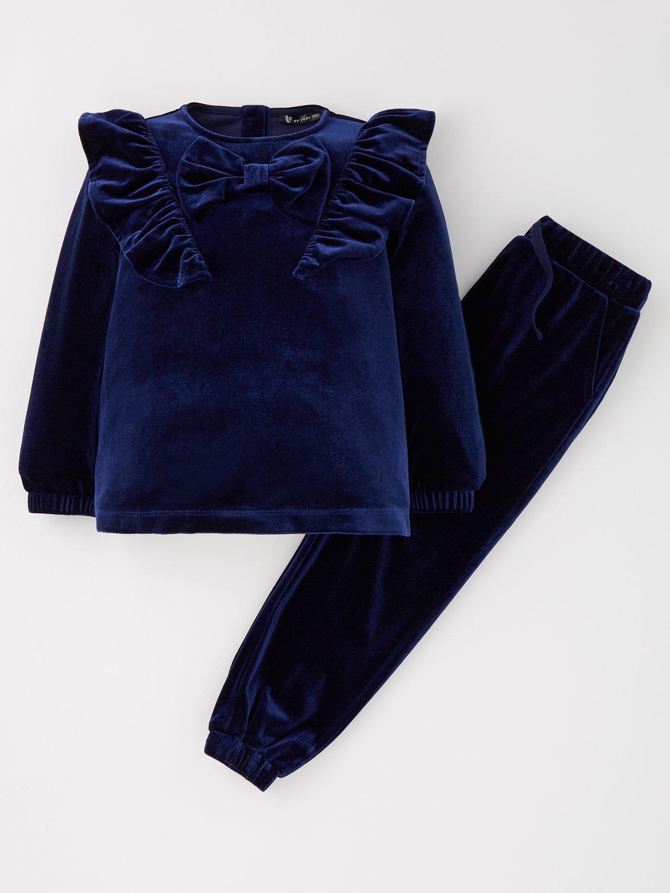 mini-v-by-very-girls-velour-bow-jog-set-navy