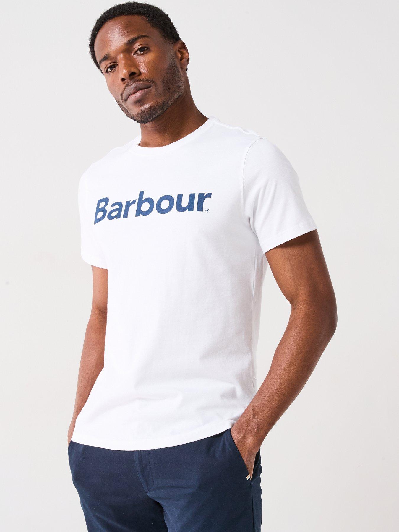 Image 5 of 6 of Barbour Logo Crew Neck&nbsp;T-Shirt - White