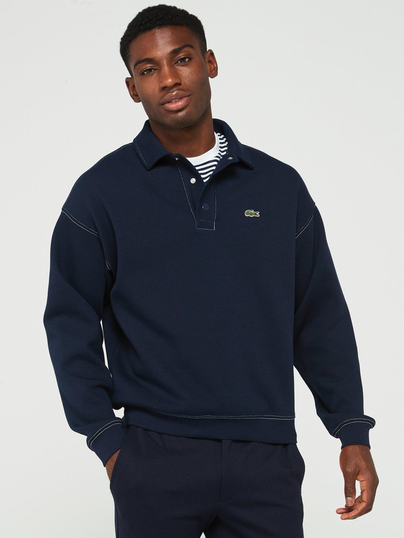 lacoste-lacoste-polo-collar-crew-sweat-top-navy