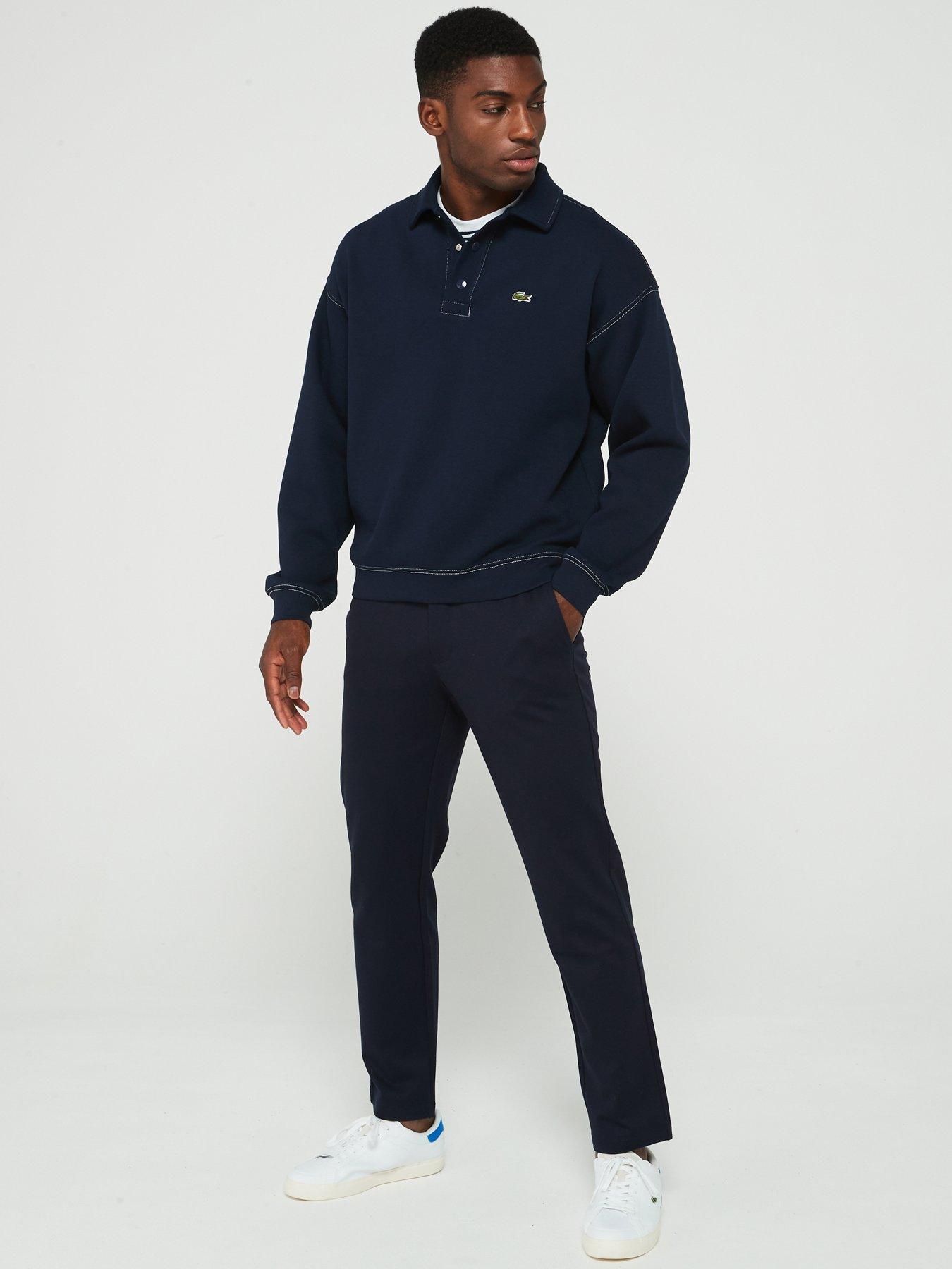 lacoste-lacoste-polo-collar-crew-sweat-top-navyback