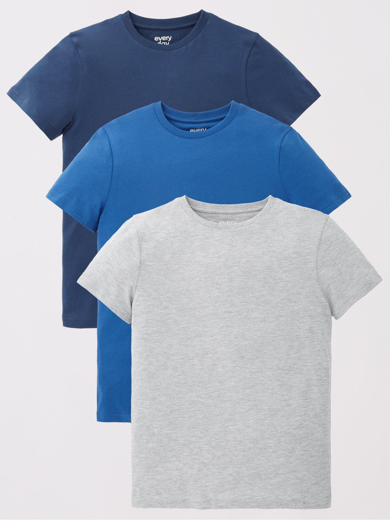 everyday-boys-3-pack-short-sleeve-solid-colour-t-shirts-multifront