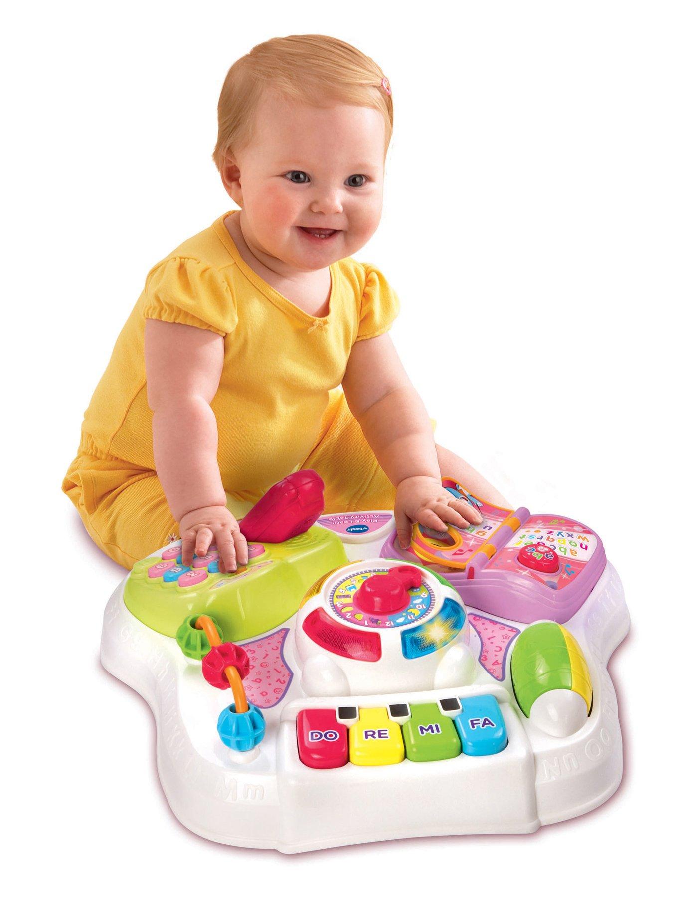 Image 2 of 3 of VTech Play & Learn Activity Table pink