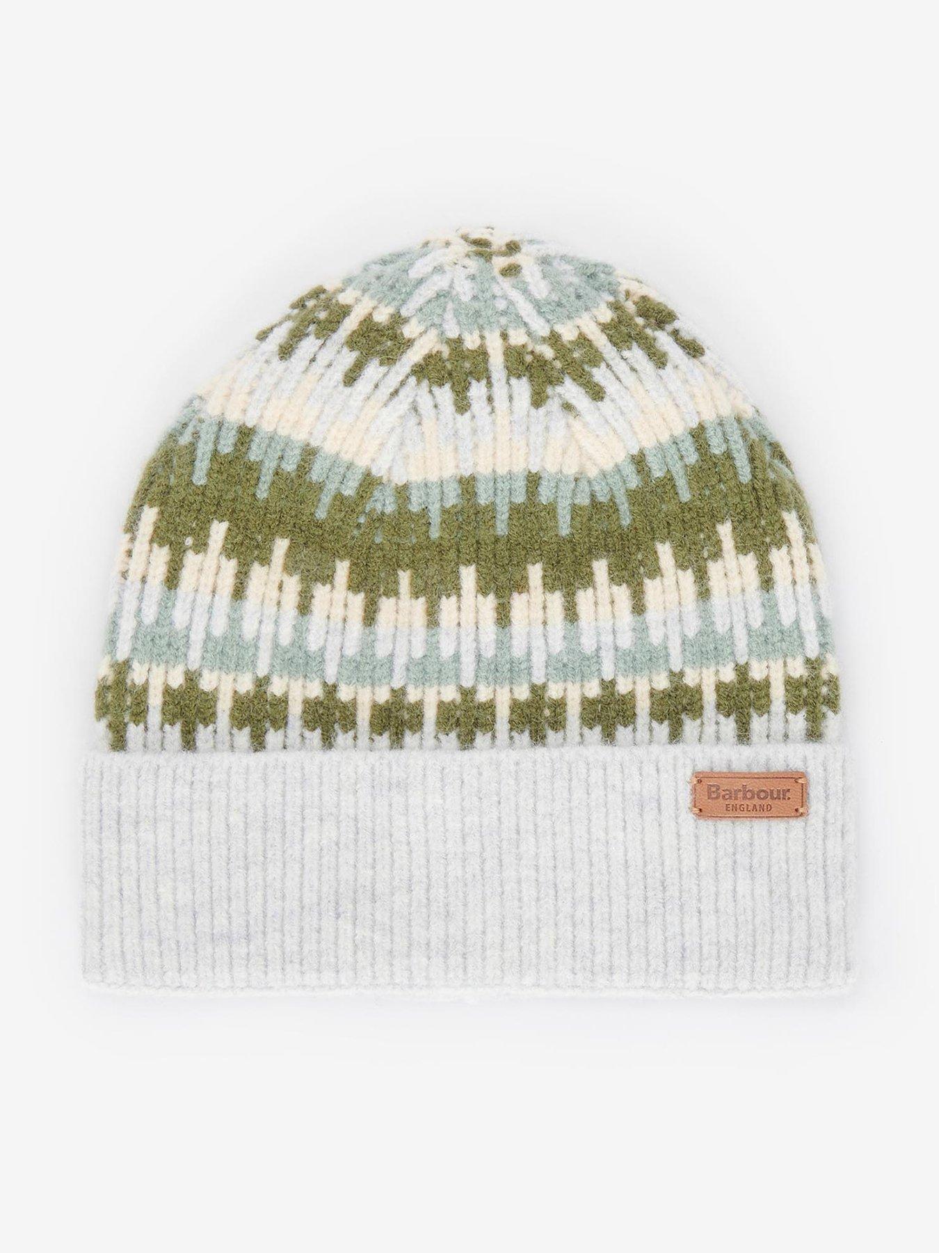 undefined Barbour Craster Beanie Hat - Grey