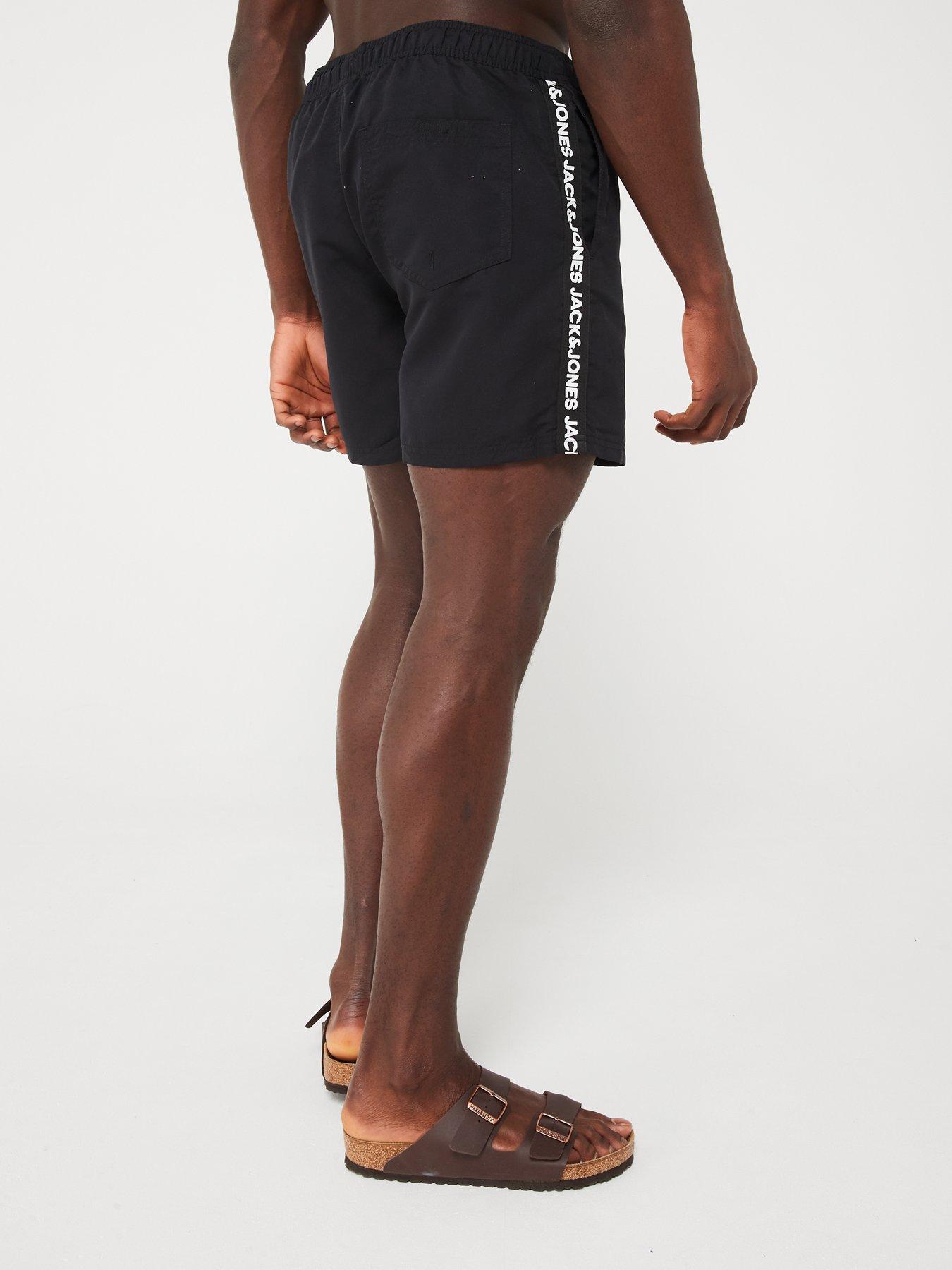 jack-jones-taped-logo-swim-shorts-blackstillFront