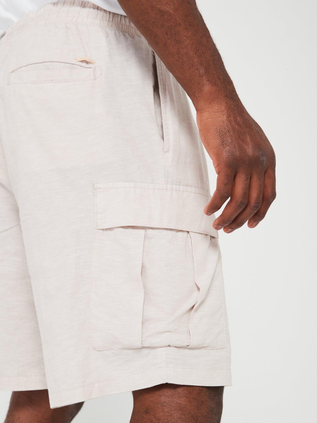 jack-jones-jack-amp-jones-linen-cargo-shortsoutfit