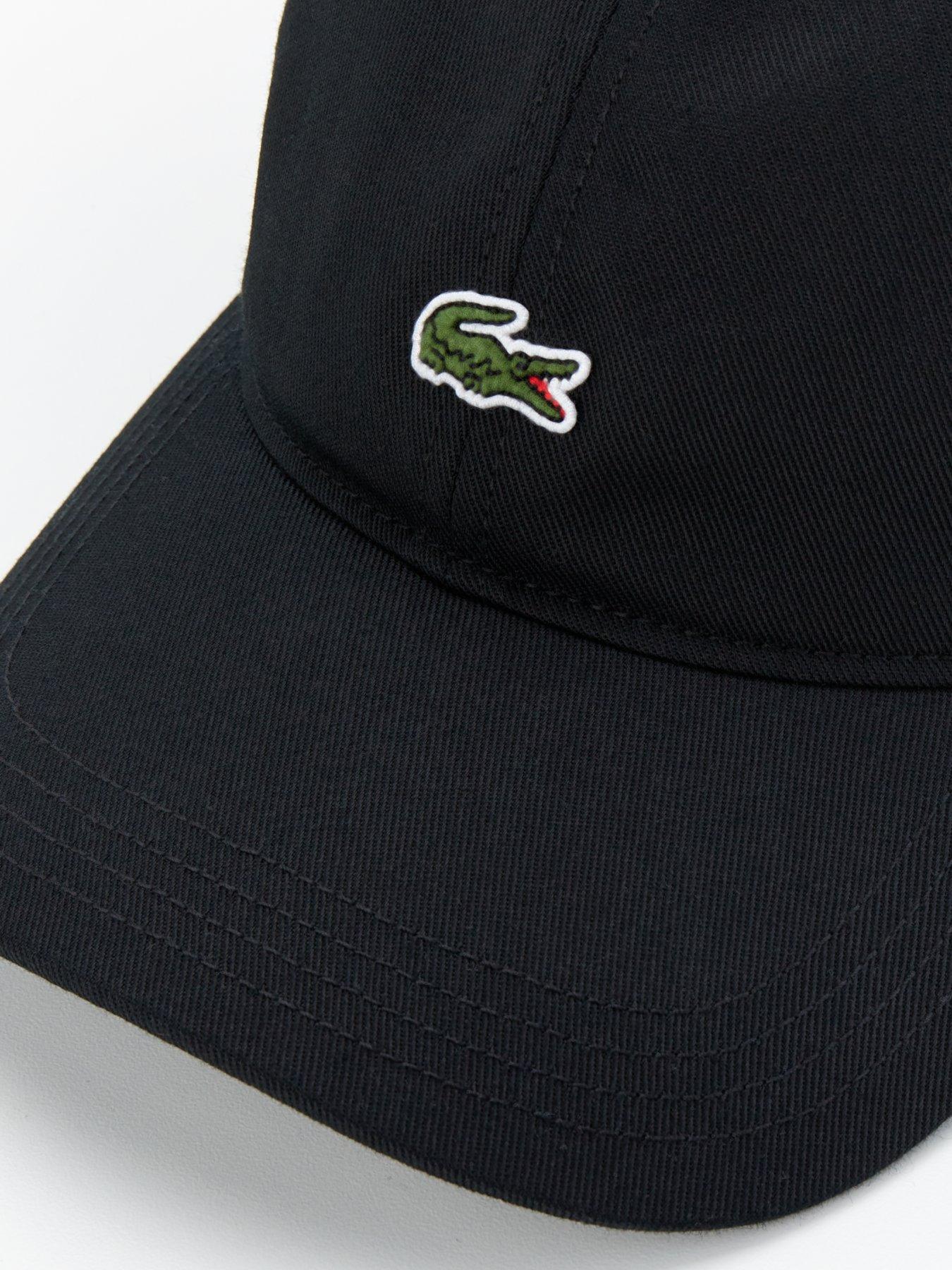 lacoste-lacoste-monochrome-cotton-twill-cap-blackoutfit