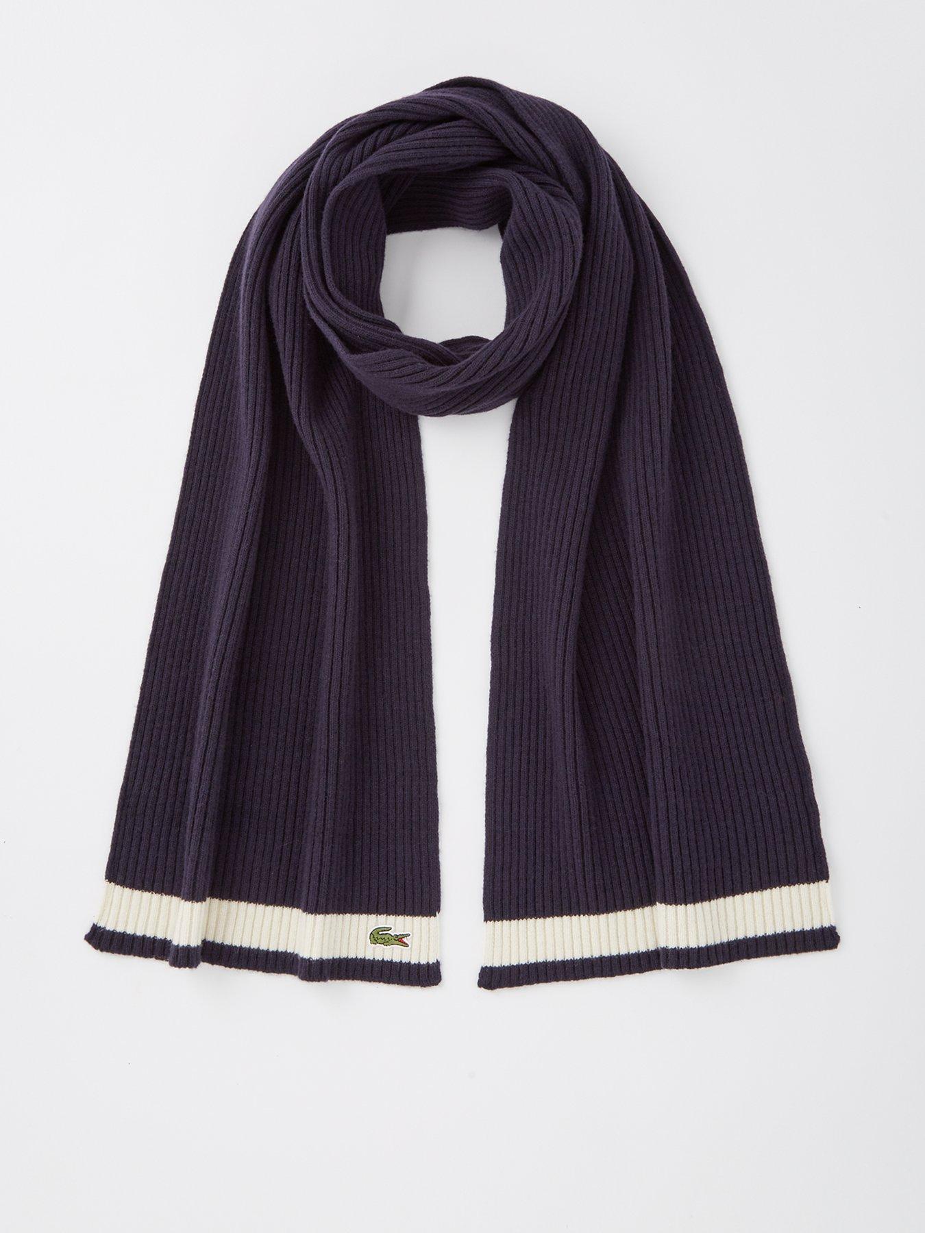 lacoste-lacoste-ribbed-wool-scarf-dark-blue