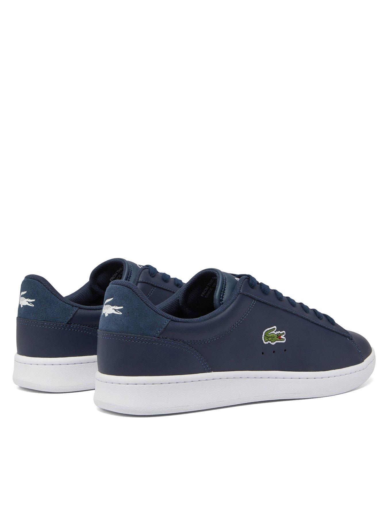 Lacoste Lacoste Carnaby Leather Trainers Navy Very Ireland