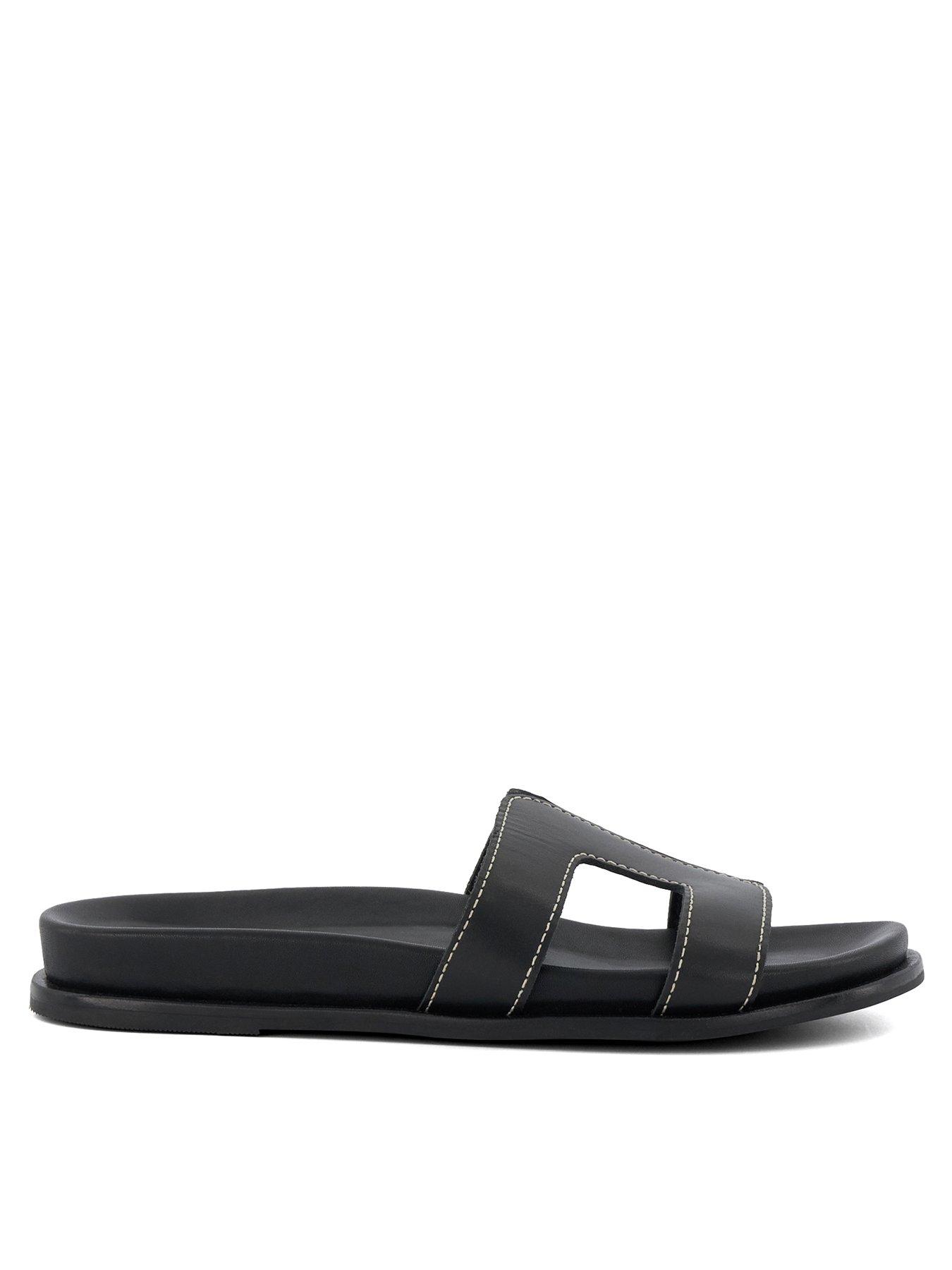 dune-london-loupa-topstitch-detail-leather-footbed-sandals-black