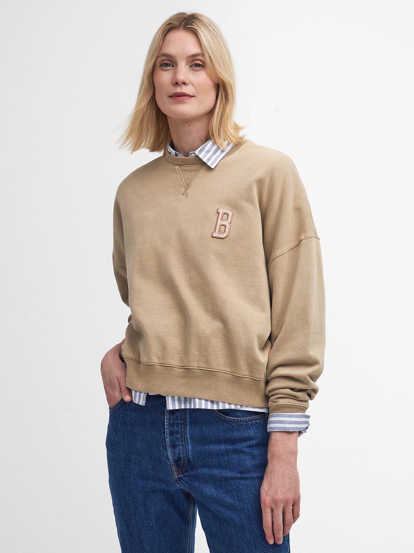 barbour-elisha-sweatshirt-beige