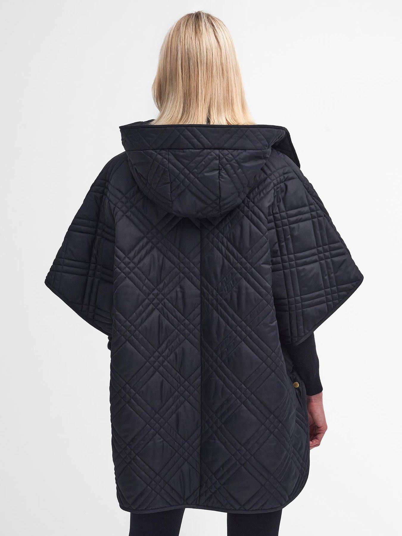 barbour-astor-quilted-cape-jacket-blackstillFront