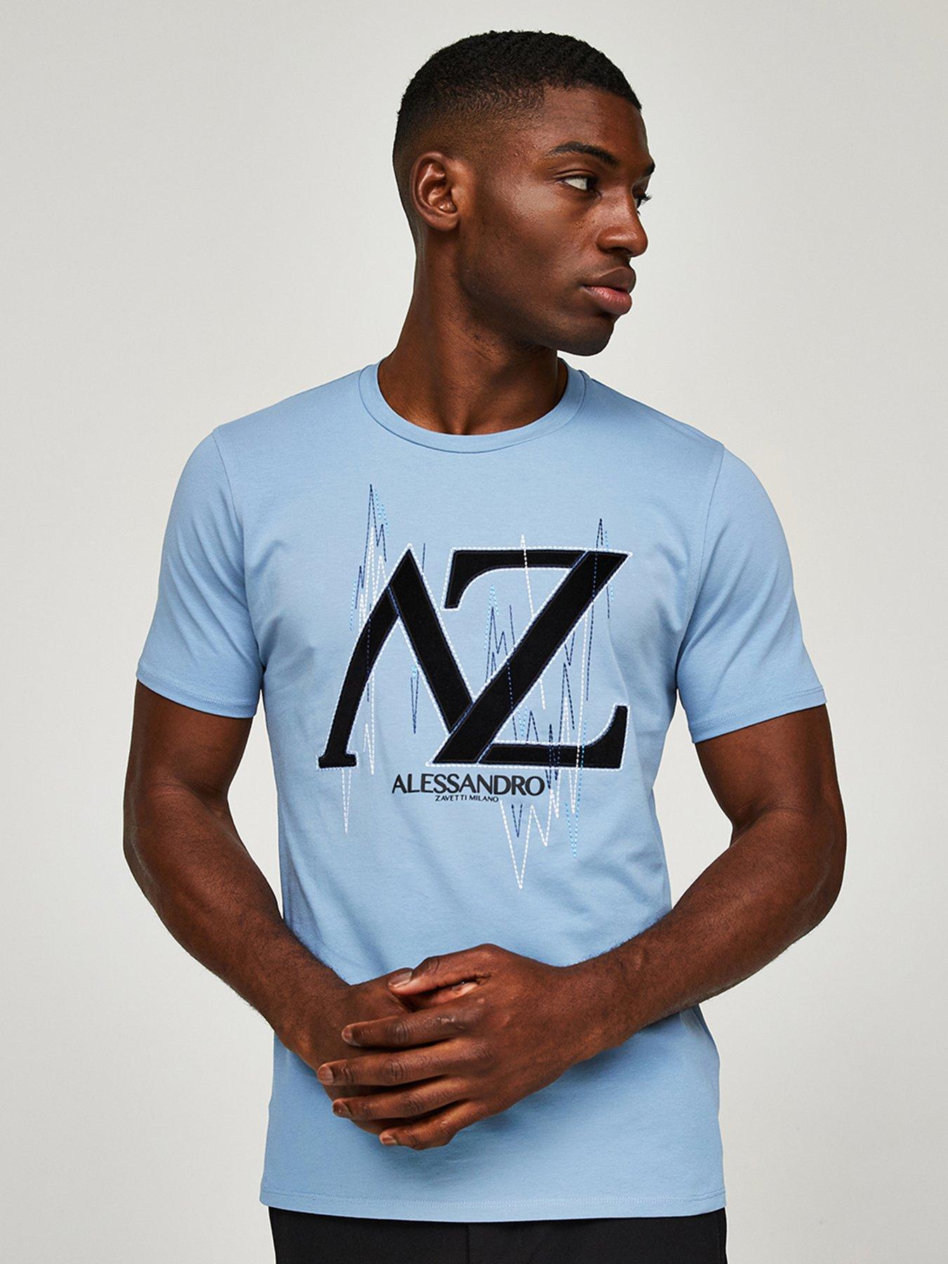 alessandro-zavetti-soundwave-t-shirt-blueoutfit