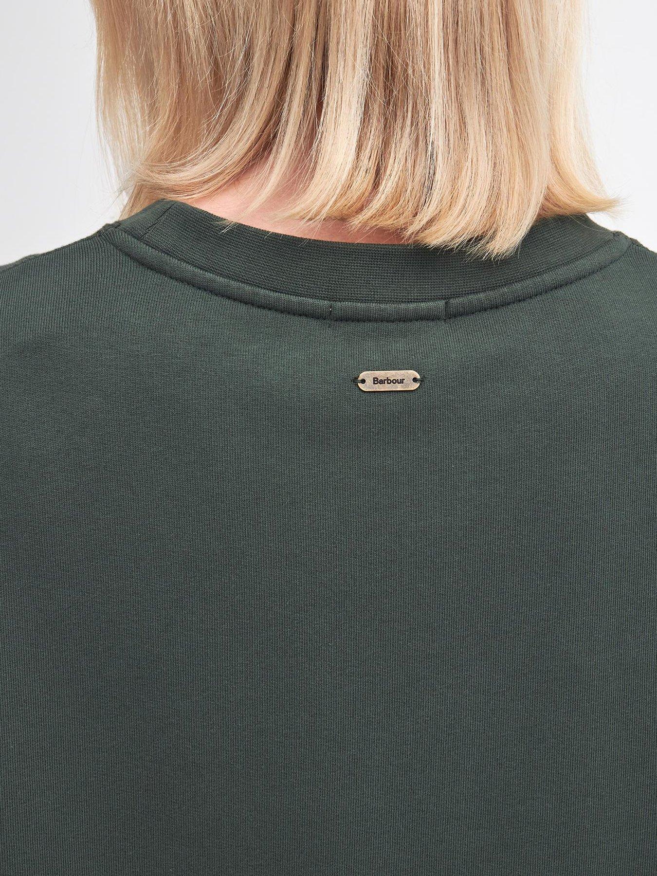 barbour-northumberland-sweatshirt-greendetail