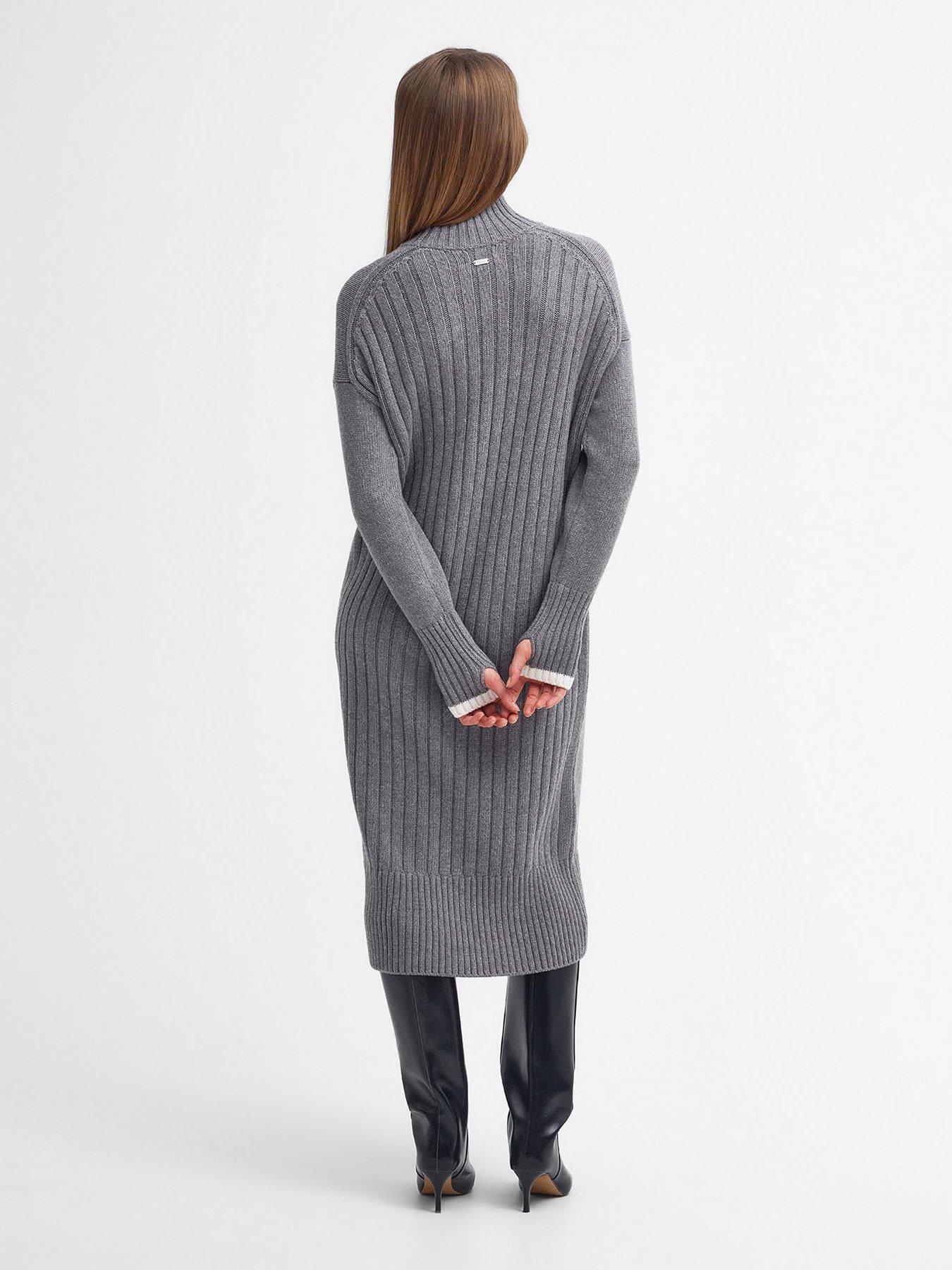 barbour-winona-knitted-midi-dress-greystillFront