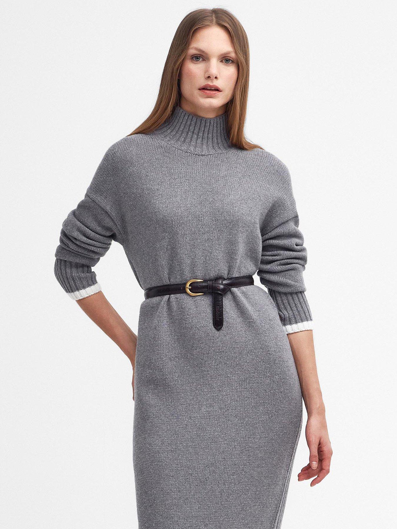 barbour-winona-knitted-midi-dress-greyoutfit