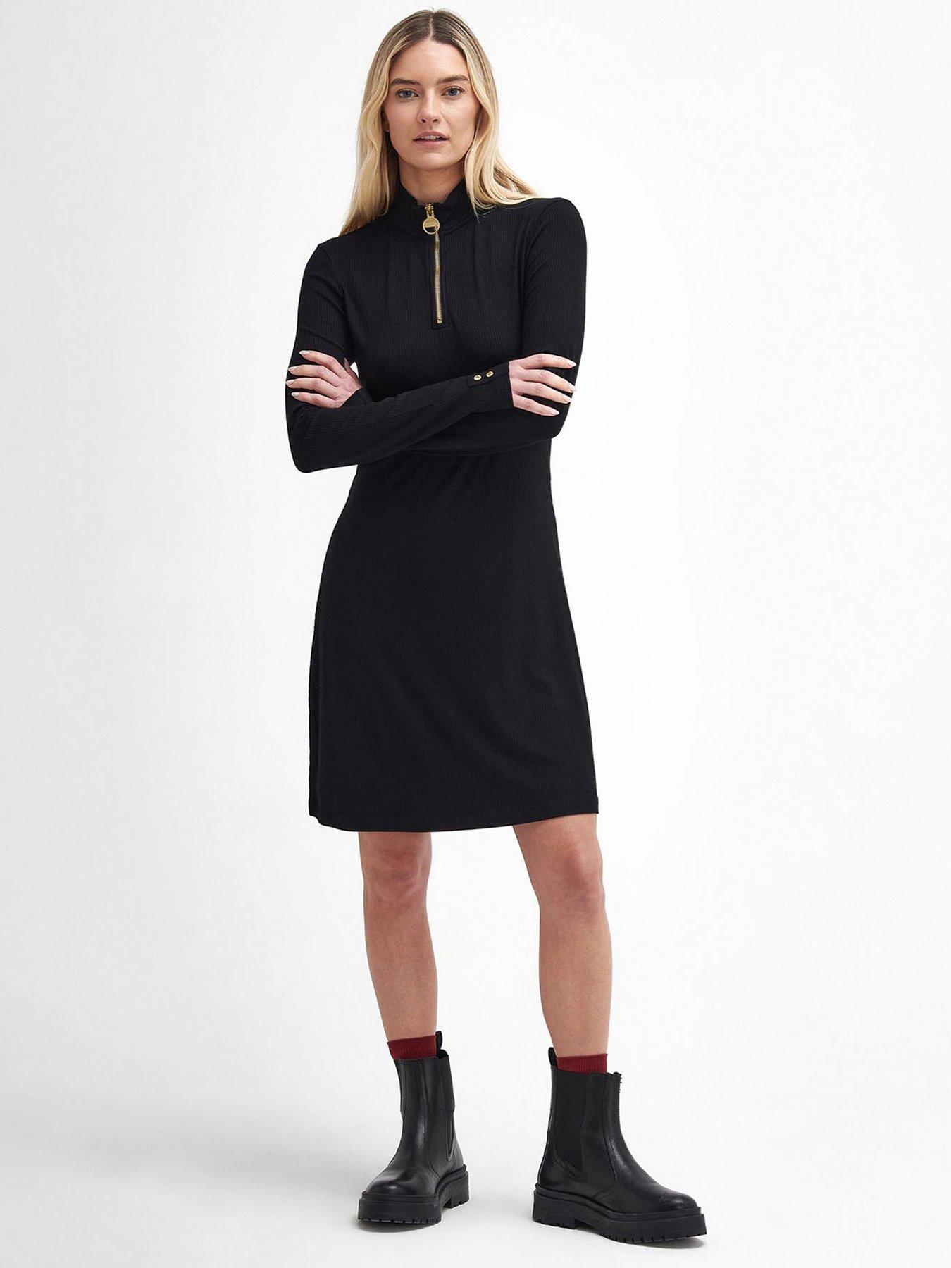 barbour-international-hailey-dress-blackfront