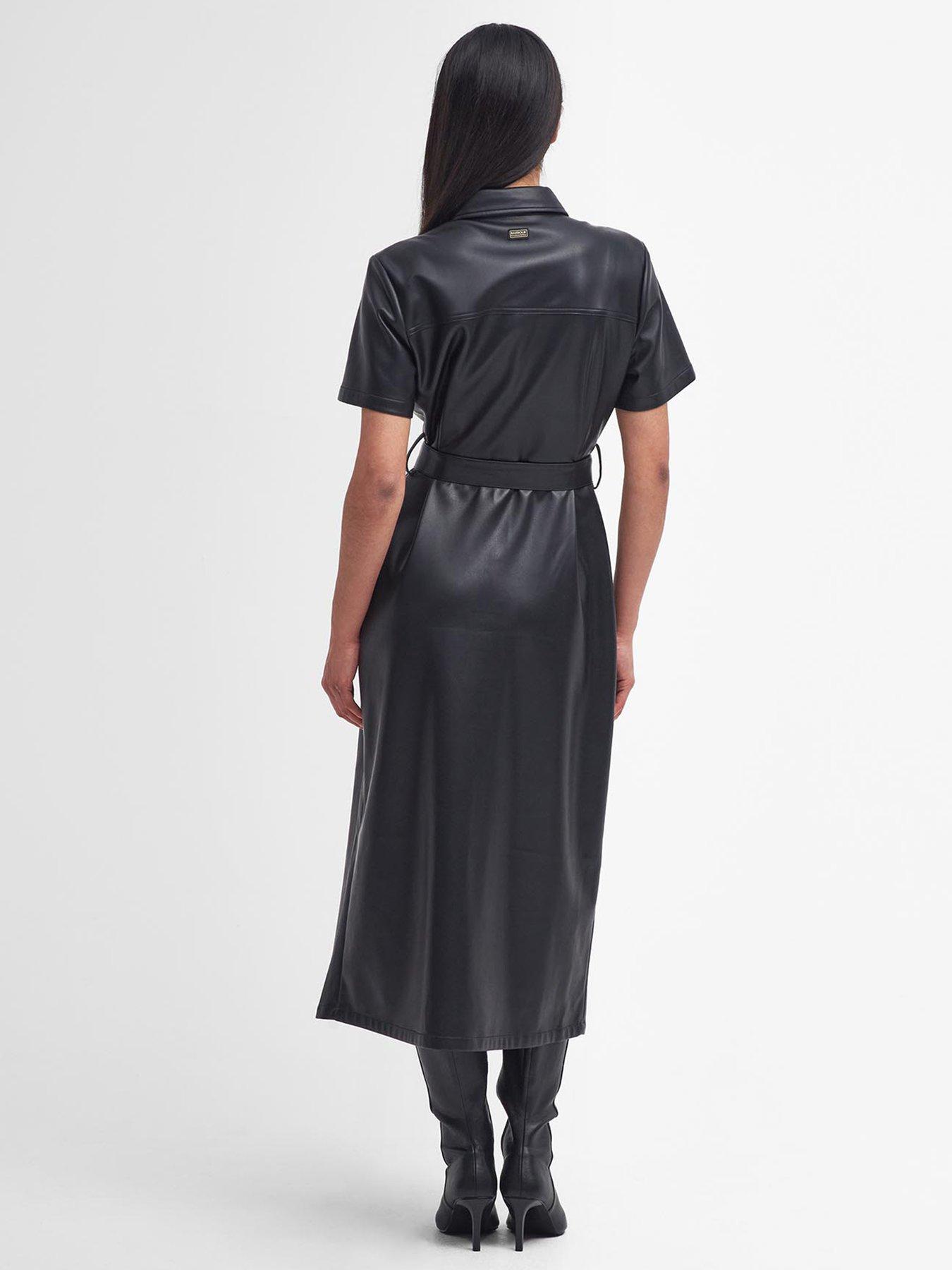 barbour-international-aria-faux-leather-midi-dress-blackstillFront