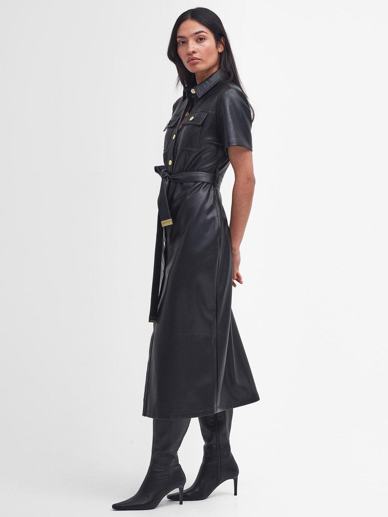 barbour-international-aria-faux-leather-midi-dress-blackback