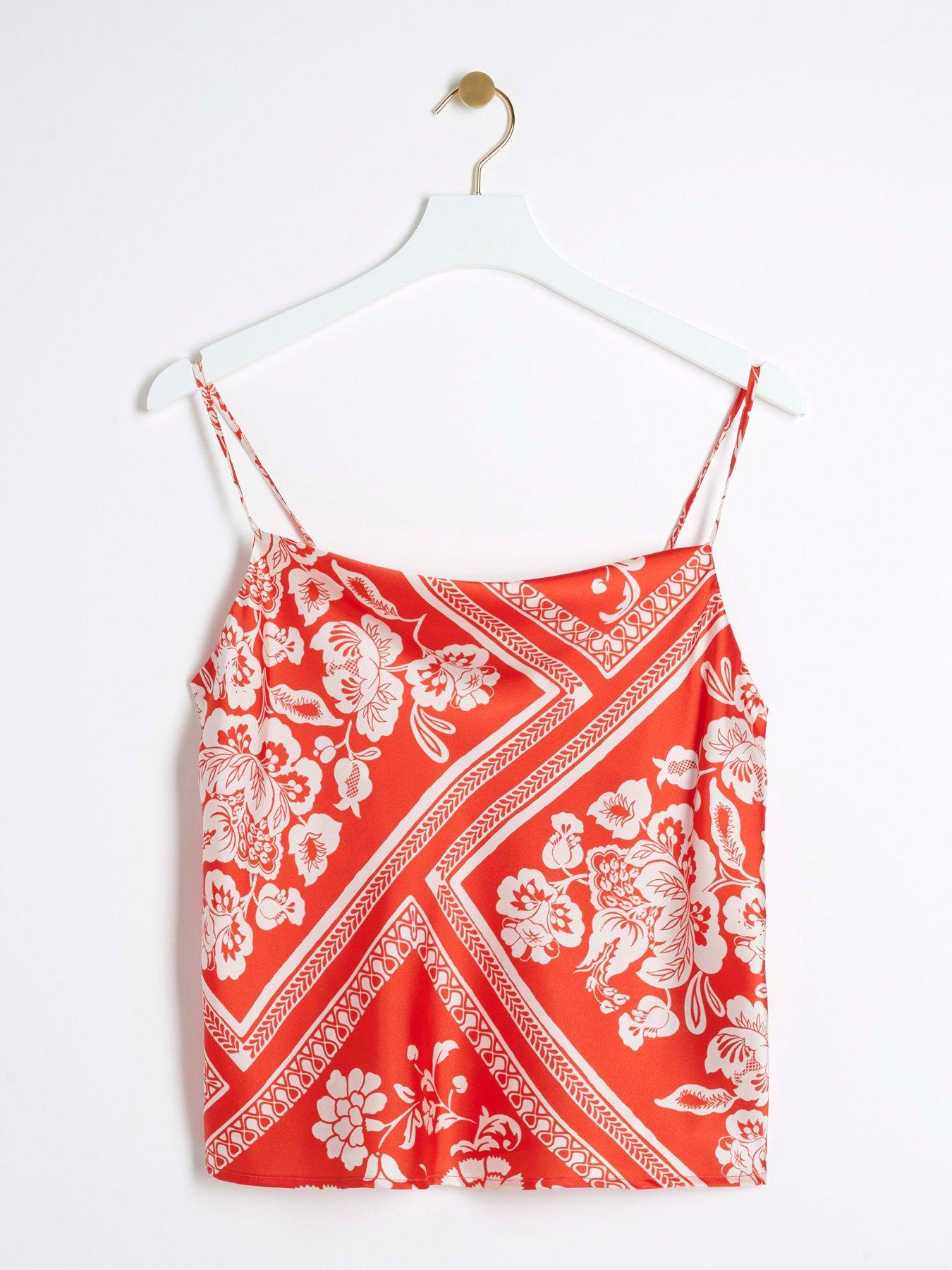 river-island-cowl-neck-scarf-print-cami-bright-reddetail