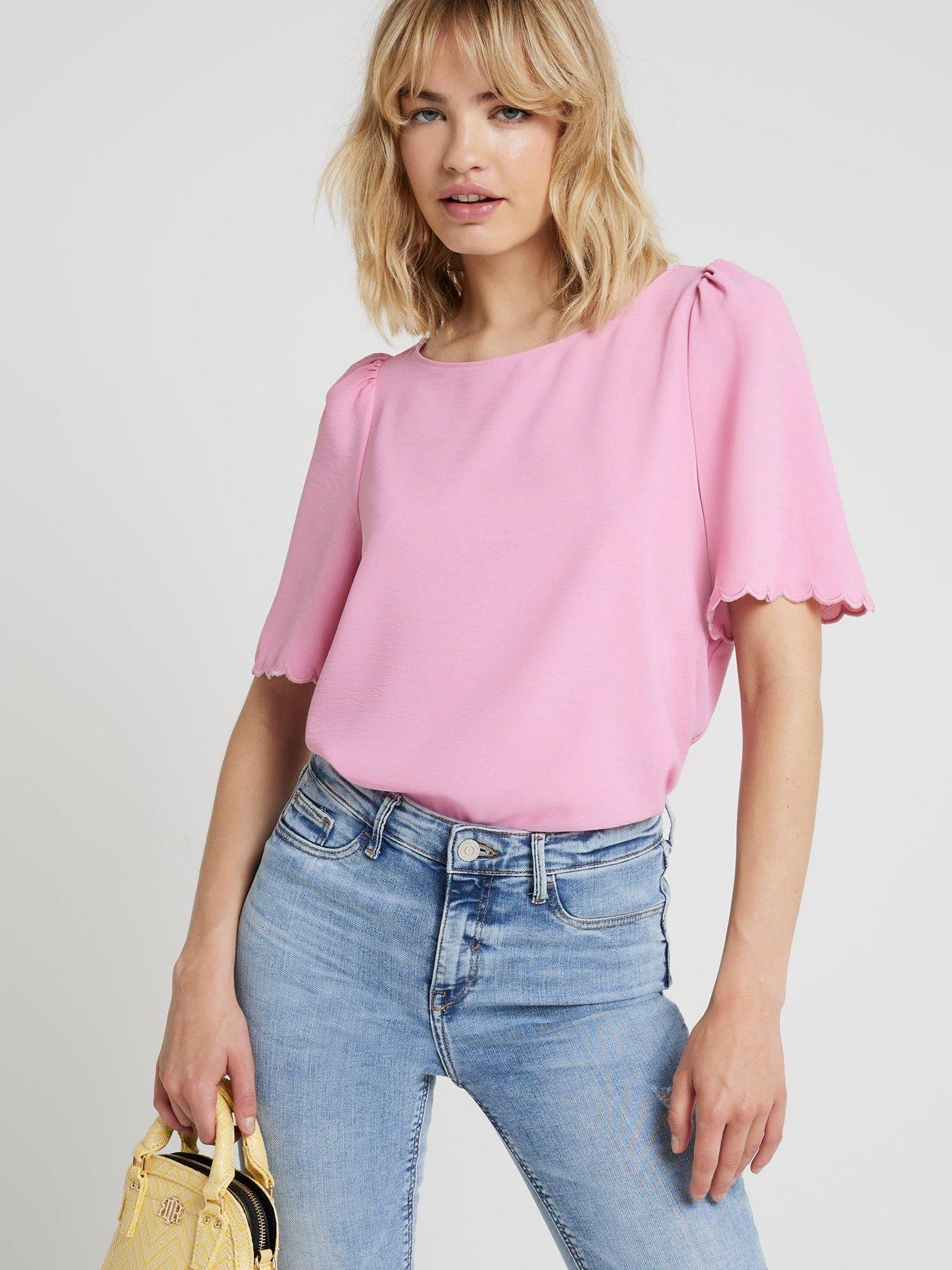 river-island-scallop-sleeve-top-medium-pink