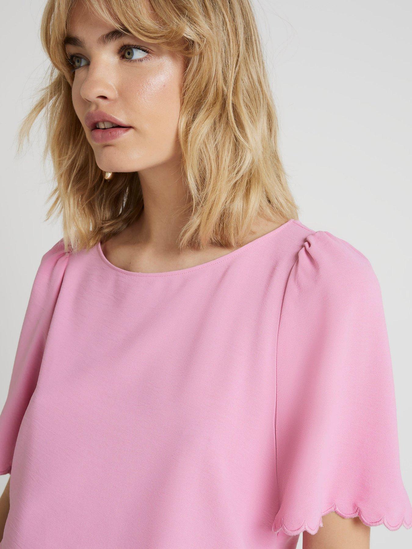 river-island-scallop-sleeve-top-medium-pinkoutfit