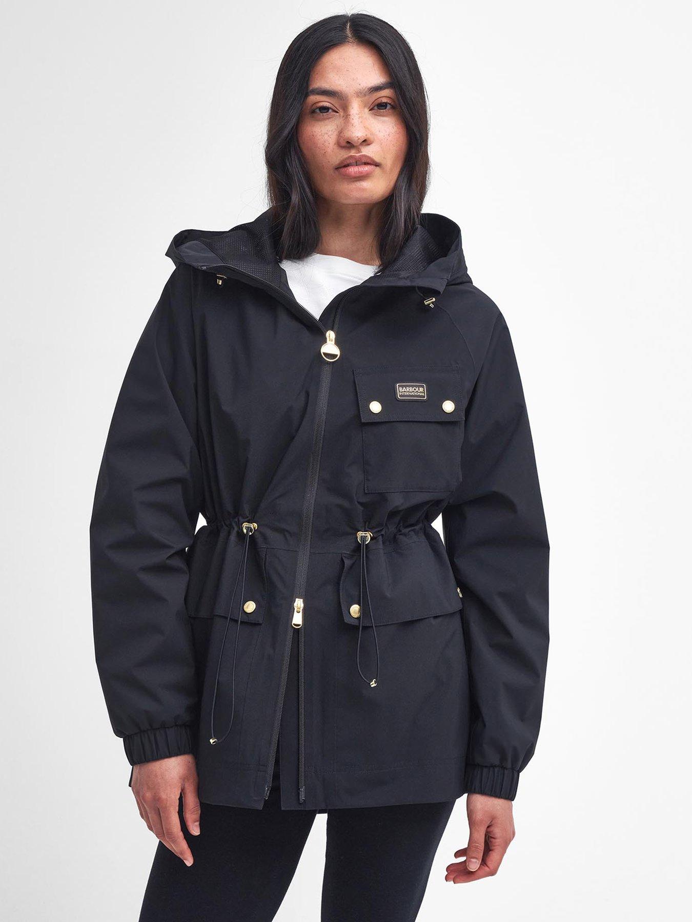 Barbour International Alicia Waterproof Jacket Black Very Ireland