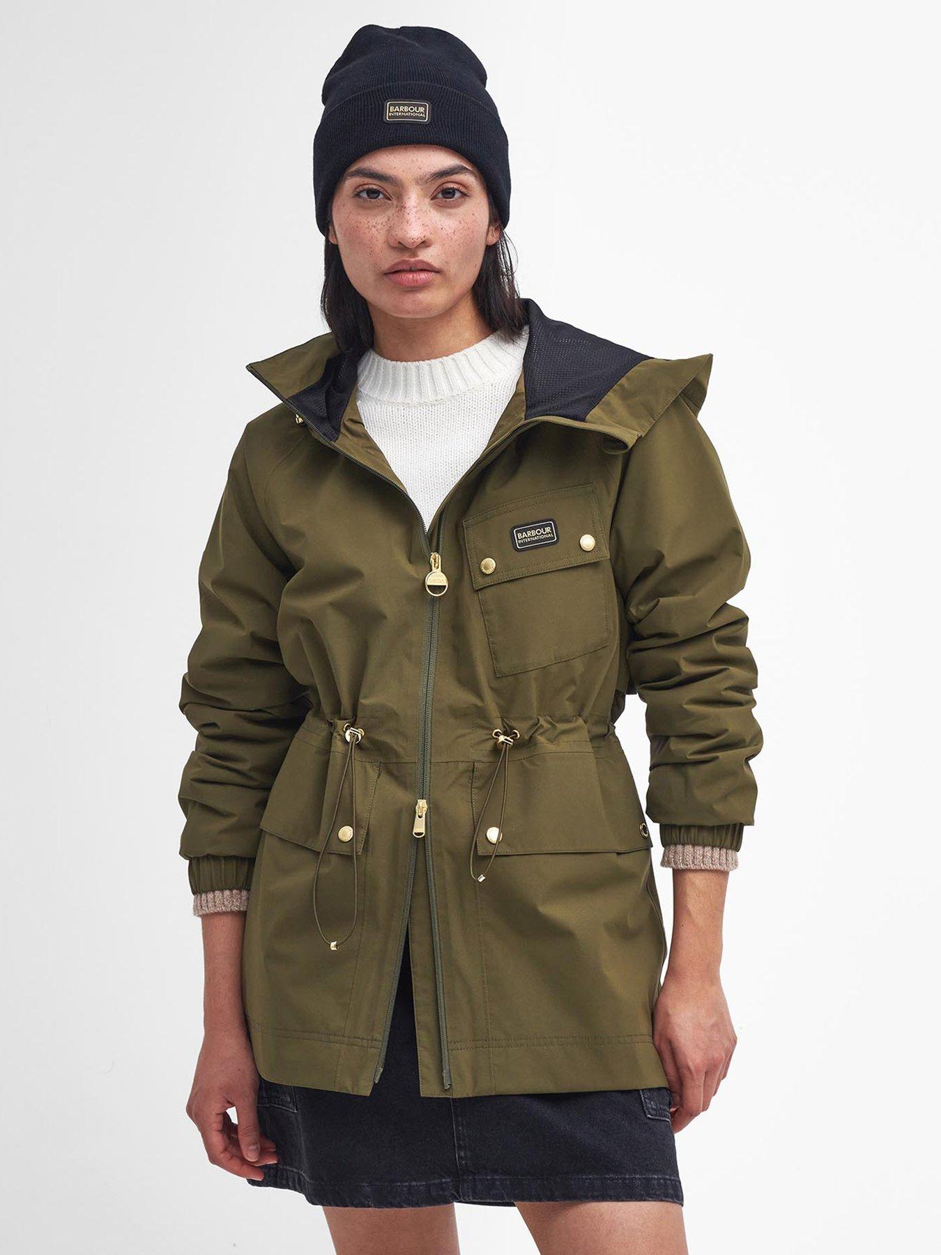 Barbour International Alicia Waterproof Jacket - Green