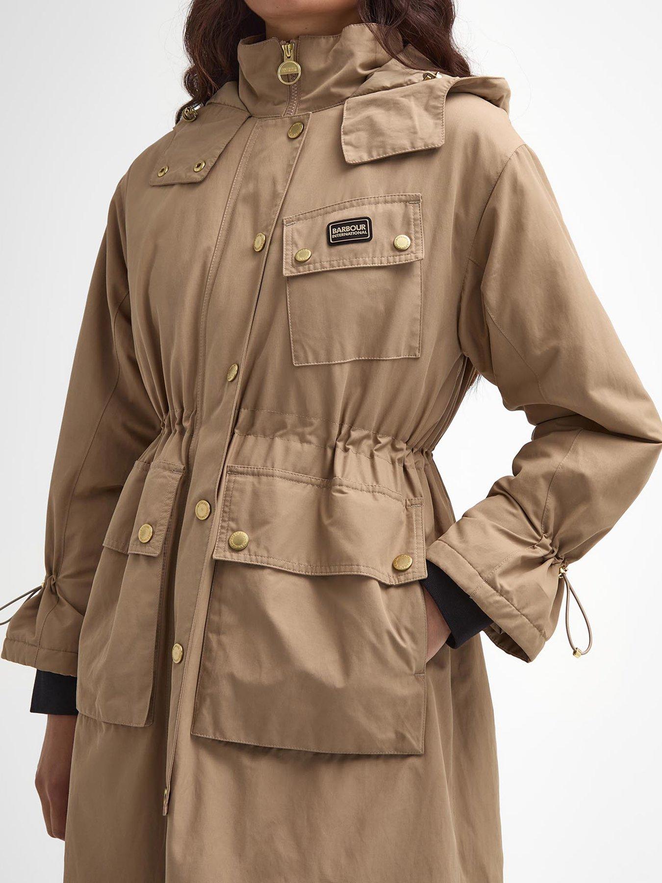 barbour-international-roberta-showerproof-coat-beigeoutfit