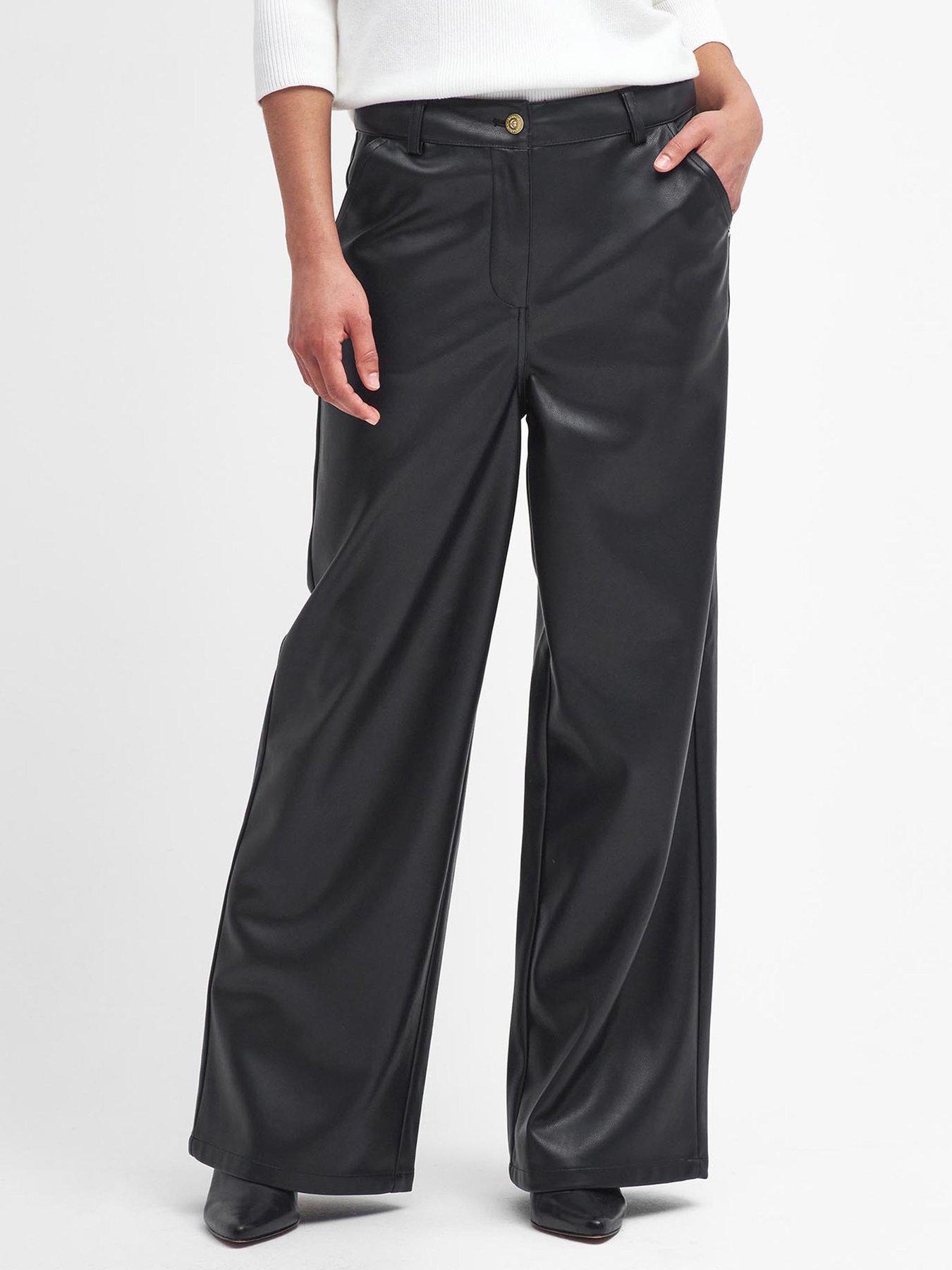 barbour-international-aria-faux-leather-wide-leg-trouser-black