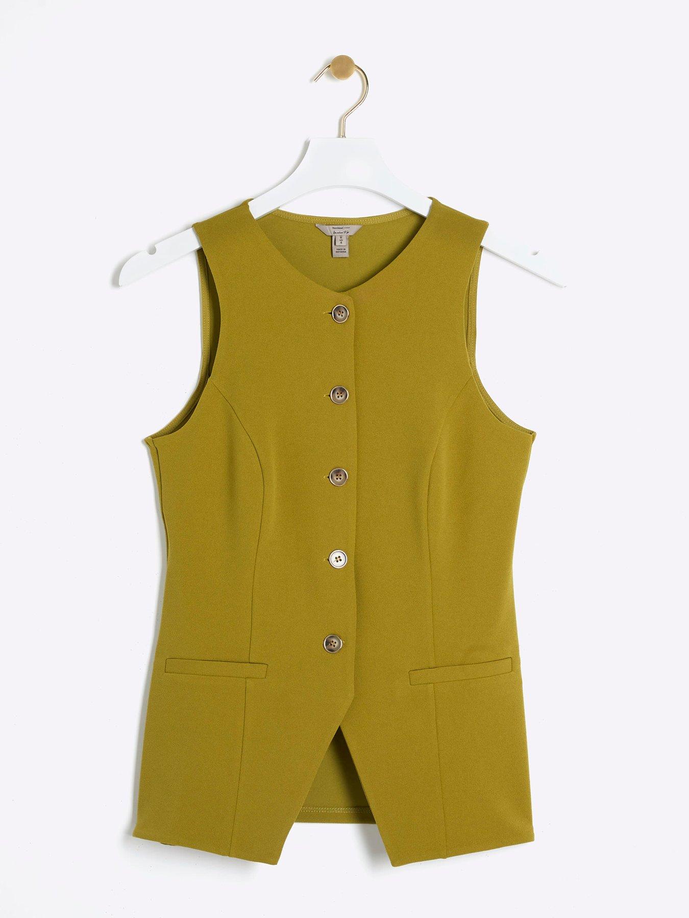 river-island-high-neck-waistcoat-greendetail