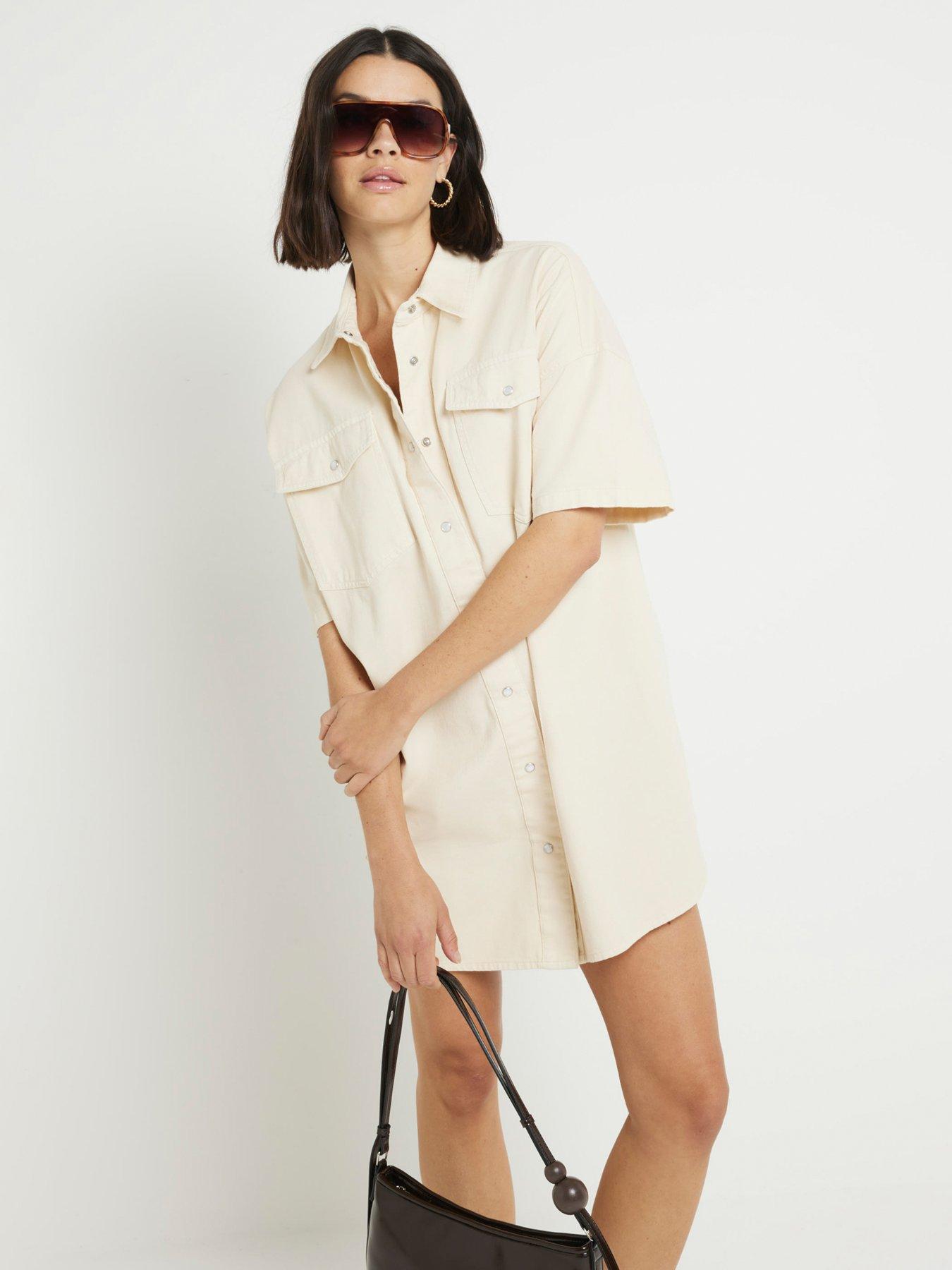 river-island-buttoned-mini-dress-ecrudetail